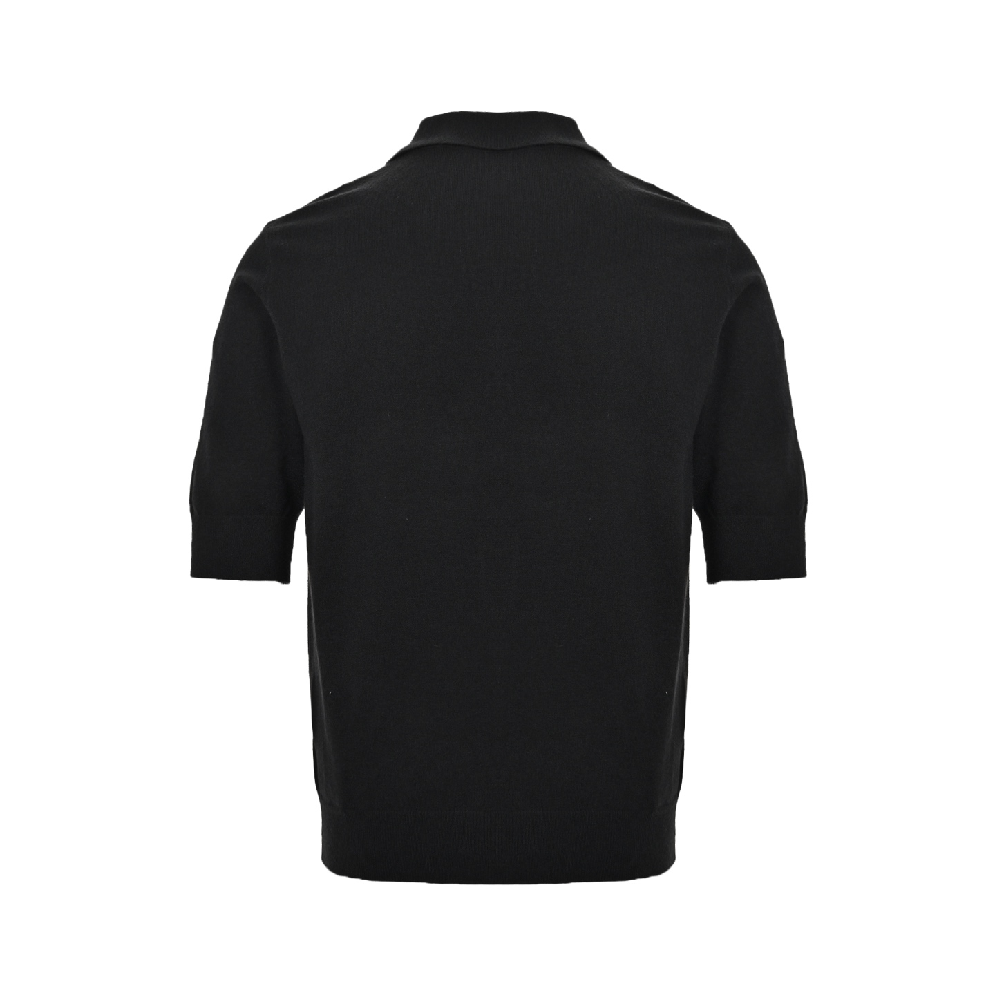 Fendi/芬迪 25ss FF浮雕压花针织Polo短袖 定织锦绒密毛织