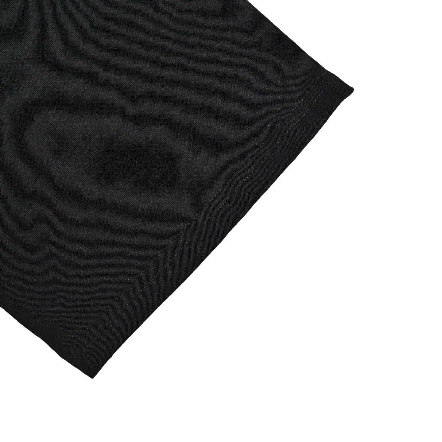 Louis Vuitton/路易威登 25ss 老花拼接印花短袖 夏季新款 老花牛仔贴布圆领短袖T恤 黑色 白色