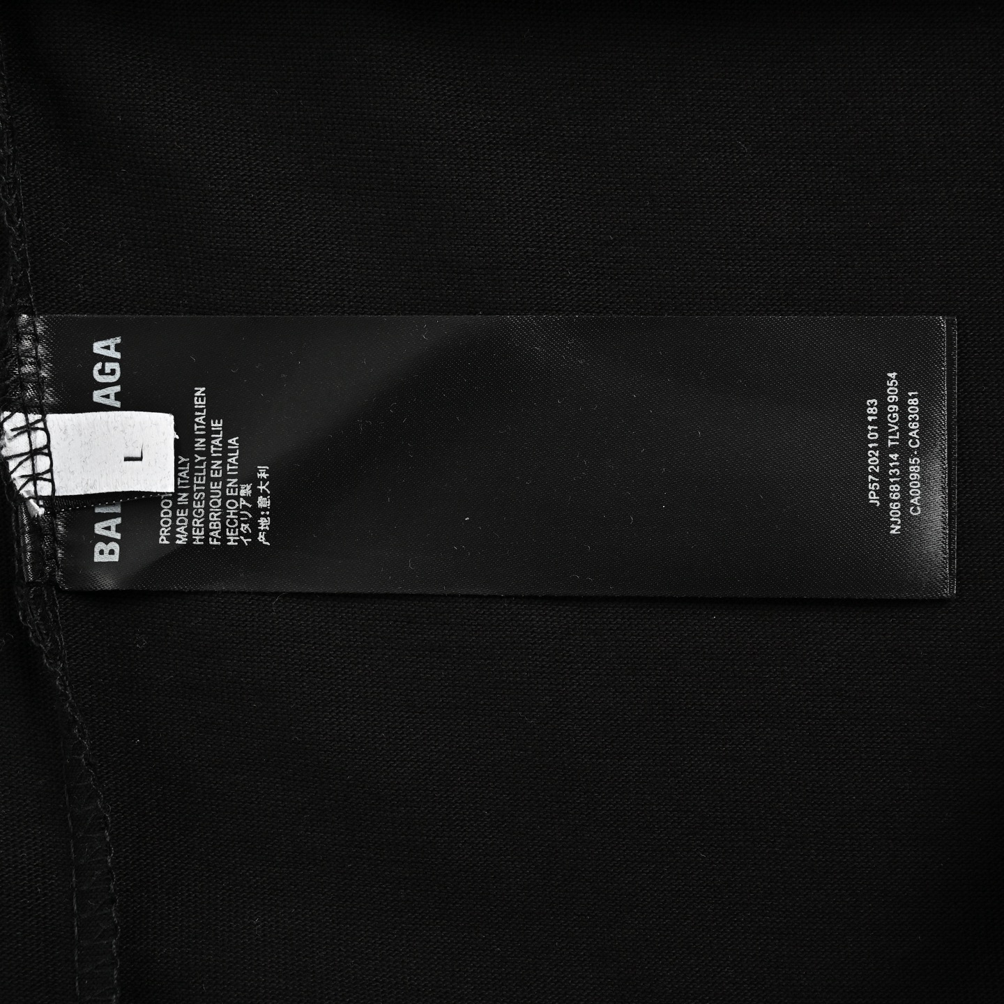 Balenciaga/巴黎世家 25ss 前后字母刺绣短袖