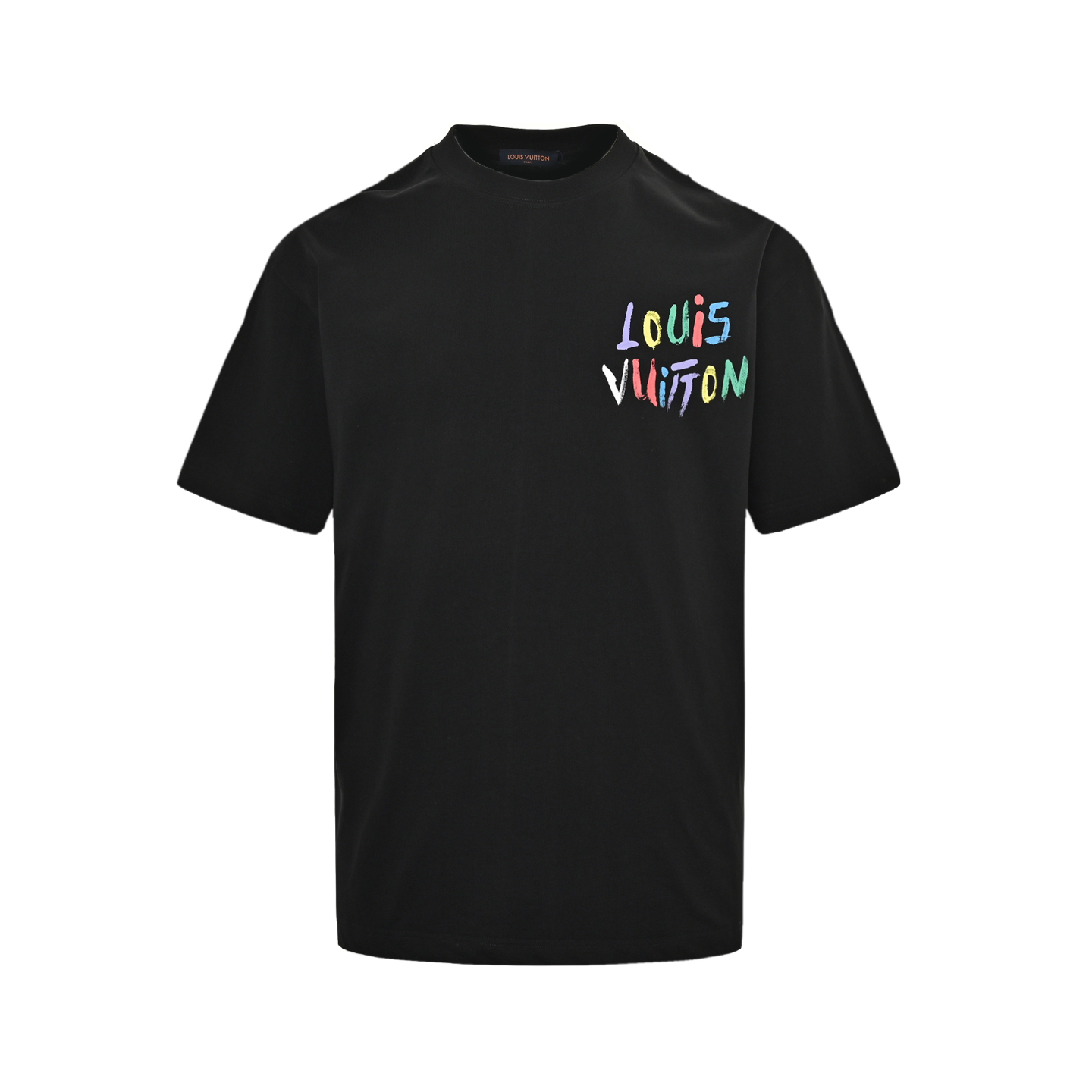 Louis Vuitton/路易威登 25ss 手绘彩色logo涂鸦印花短袖