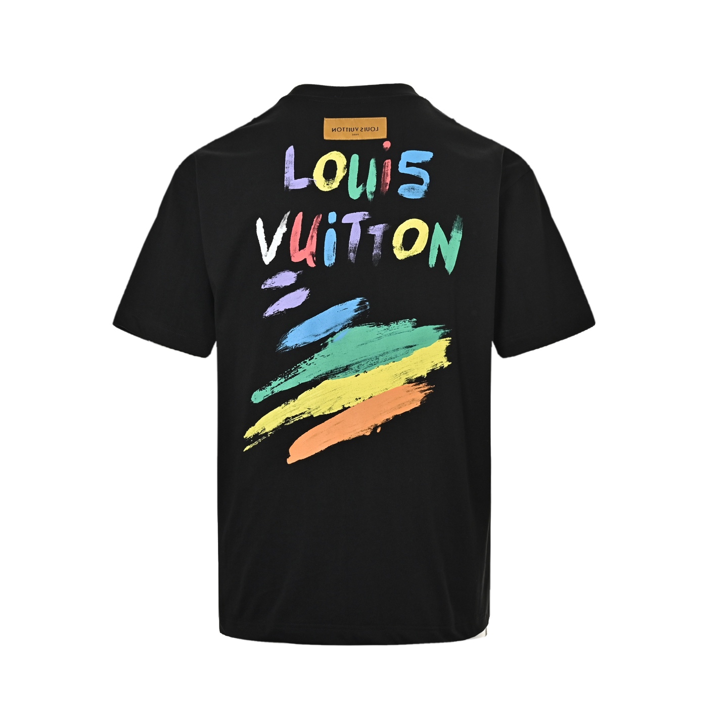 Louis Vuitton/路易威登 25ss 手绘彩色logo涂鸦印花短袖