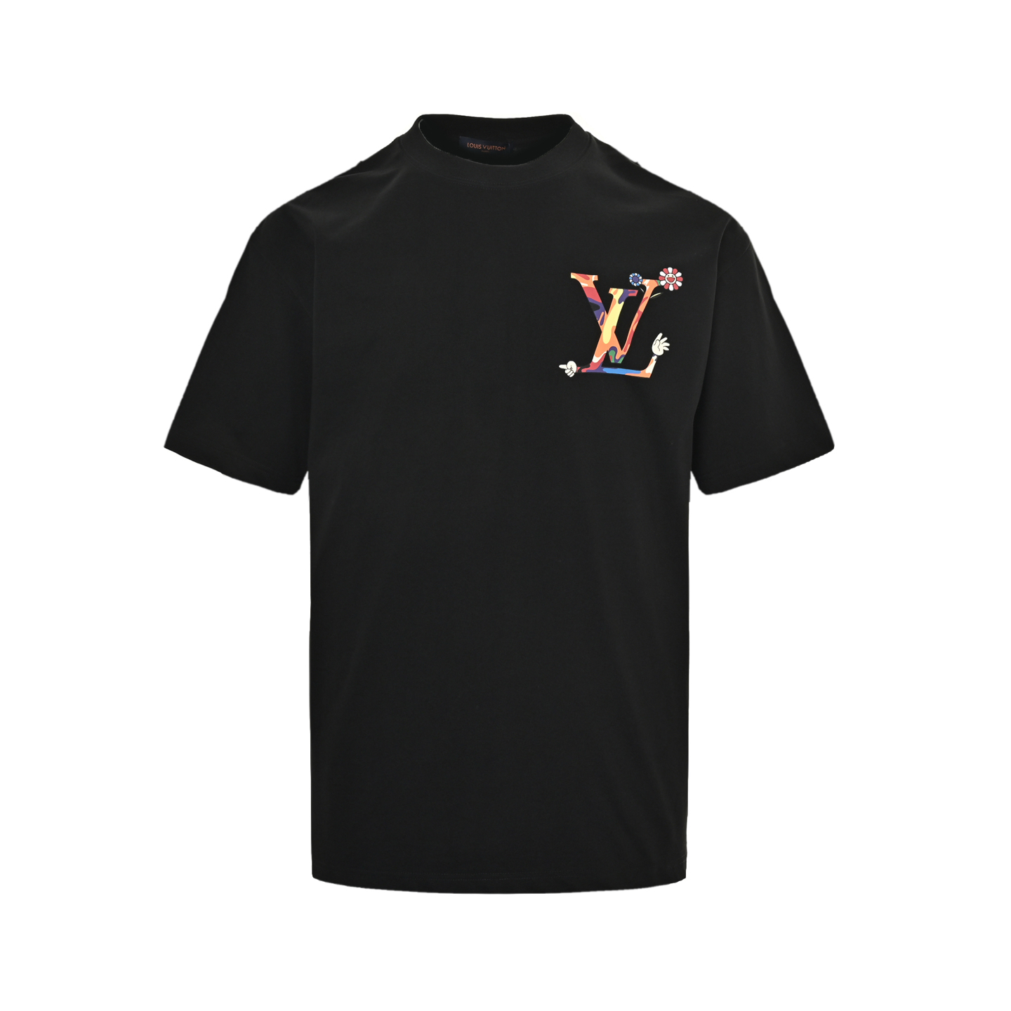 Louis Vuitton/路易威登 25ss 彩色涂鸦logo印花短袖