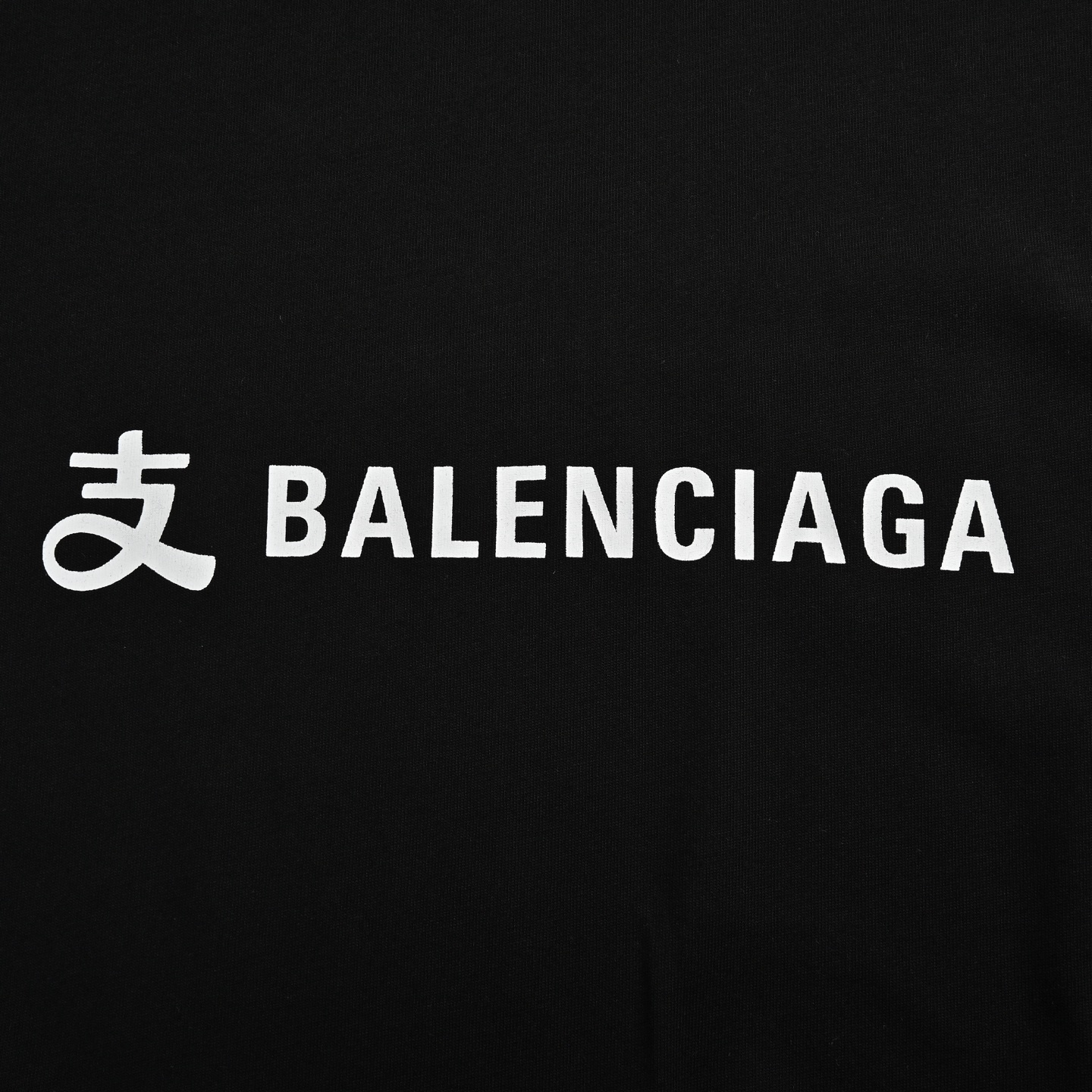 Balenciaga/巴黎世家 24ss 支付宝联名印花短袖