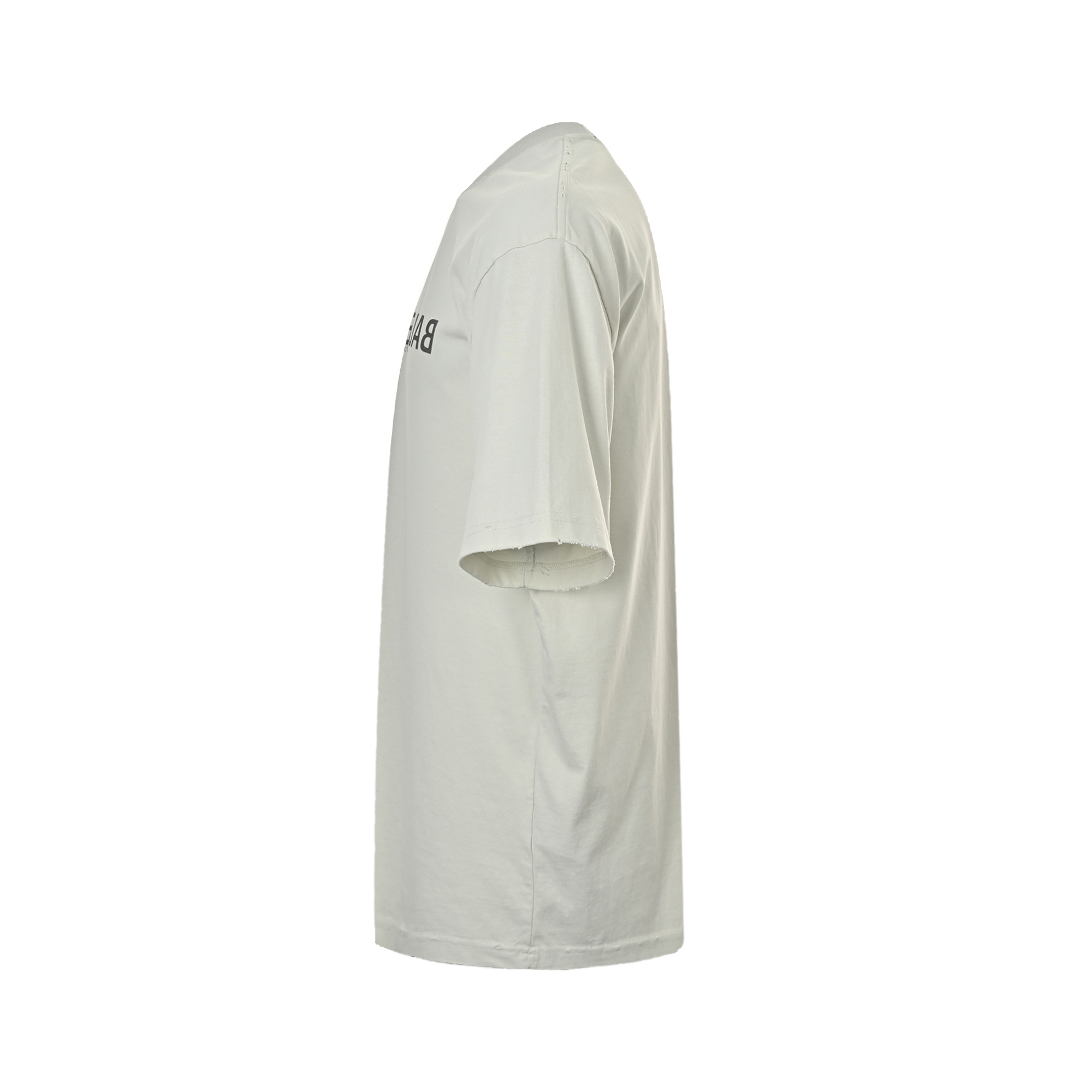 Balenciaga/巴黎世家 24ss 叠标透印反转字母印花水洗短袖浅灰色 水洗黑-Chinese UA Cheap High Quatity Brand Clothes Bags handbags Sneakers wholesale wholesaler seller from China Factory suppliers Fashion Clothing Shoes best Quality Beautiful Price Balenciaga/巴黎世家 24ss 叠标透印反转字母印花水洗短袖浅灰色 水洗黑