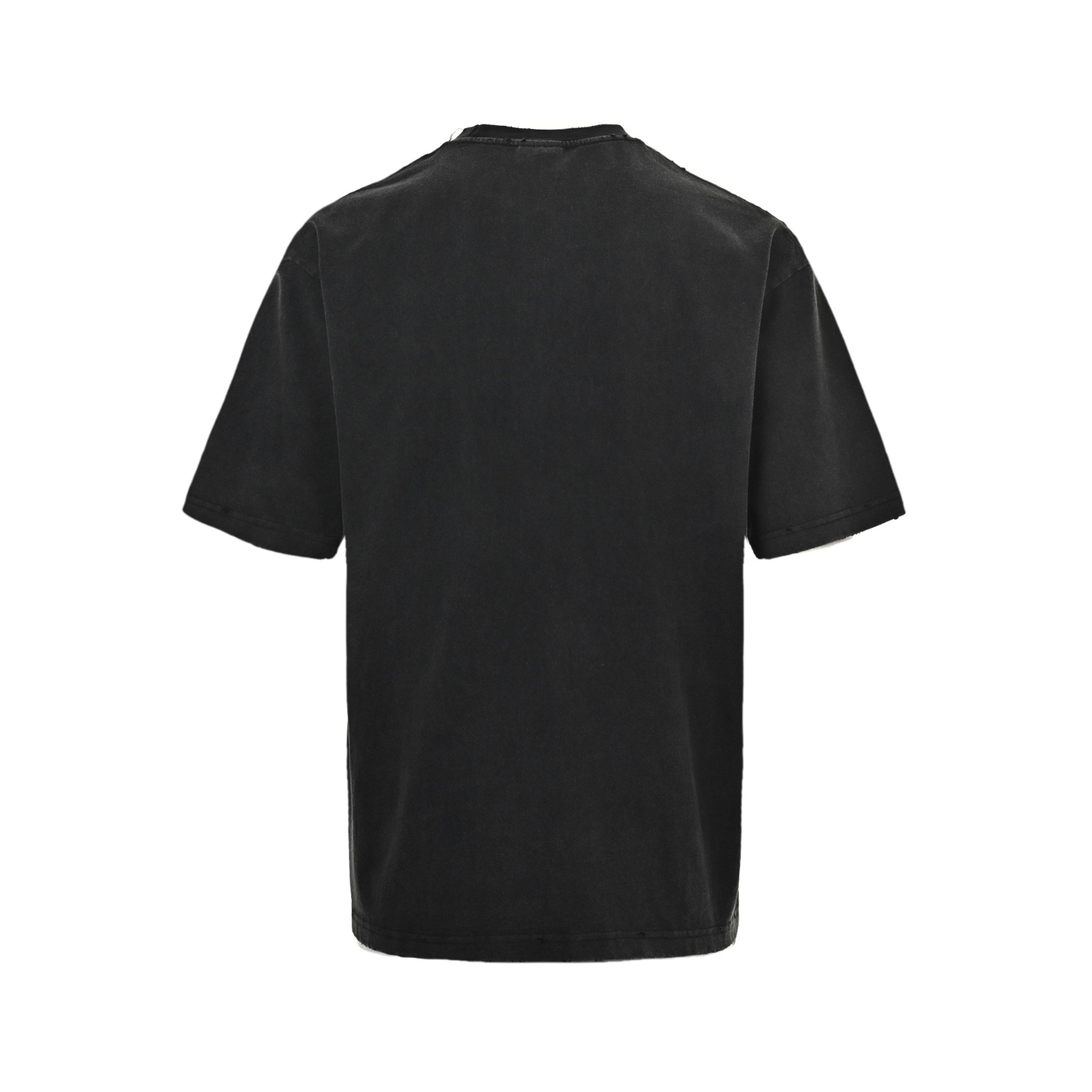 Balenciaga/巴黎世家 24ss 叠标透印反转字母印花水洗短袖