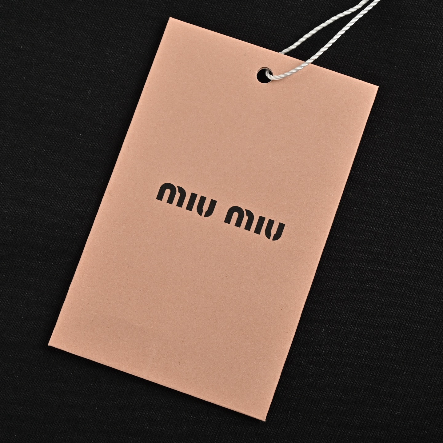 Miu Miu/缪缪 刺绣字母小标短袖
