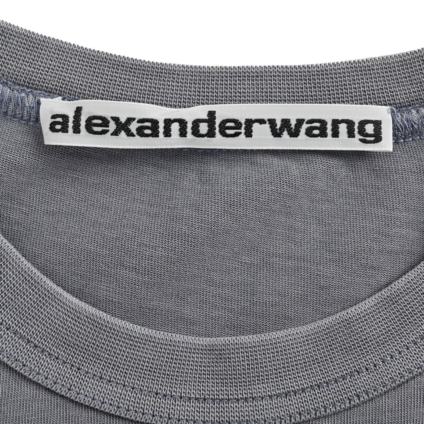 Alexander Wang/亚历山大王 25ss 闪粉字母logo短袖