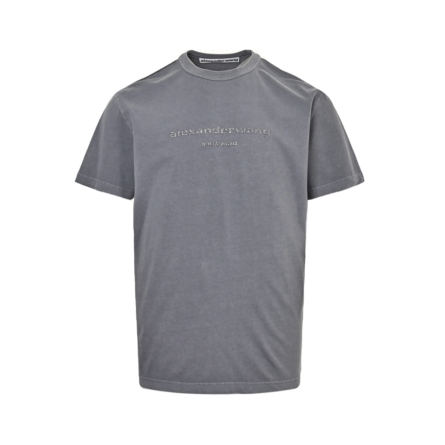 Alexander Wang/亚历山大王 25ss 闪粉字母logo短袖