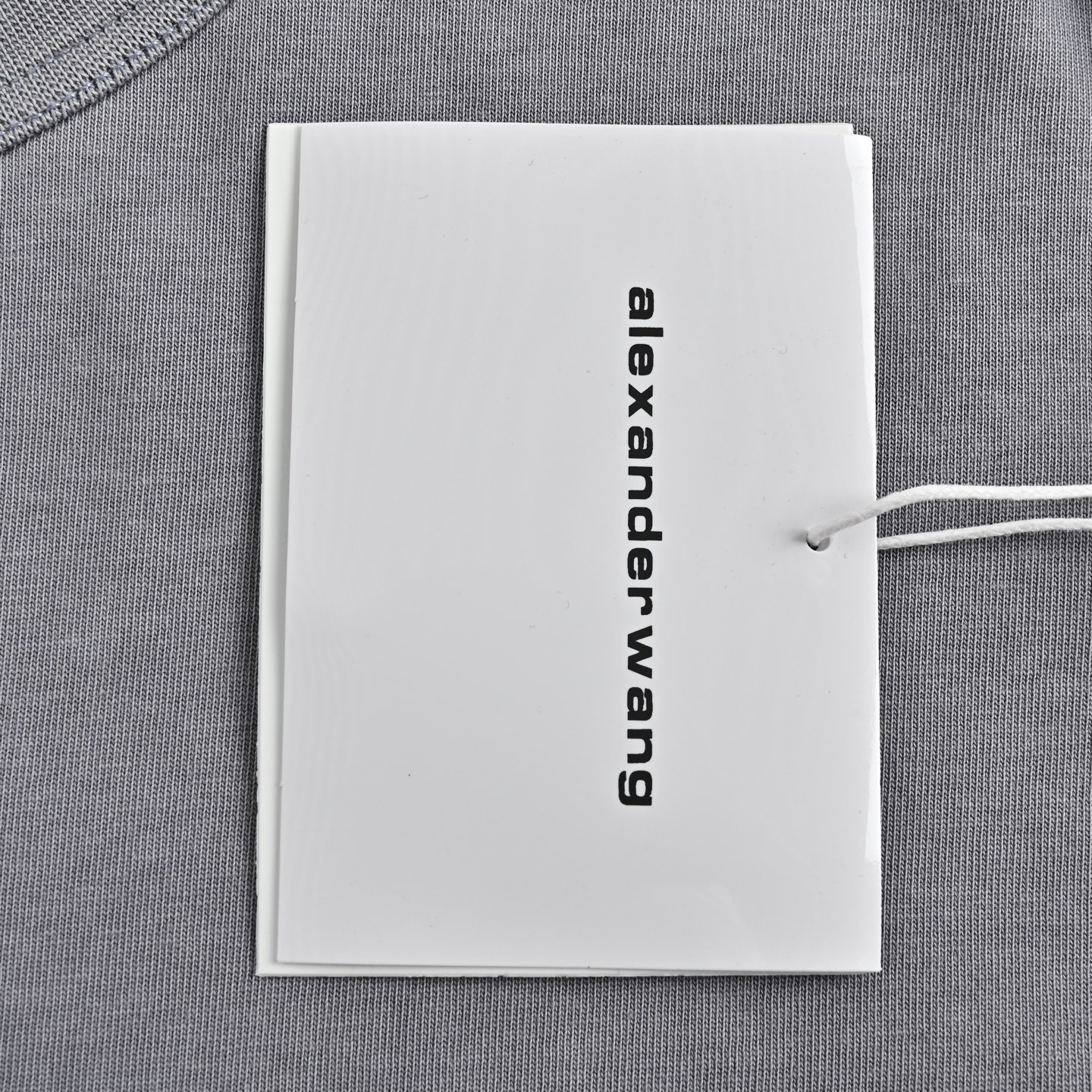 Alexander Wang/亚历山大王 25ss 闪粉字母logo短袖