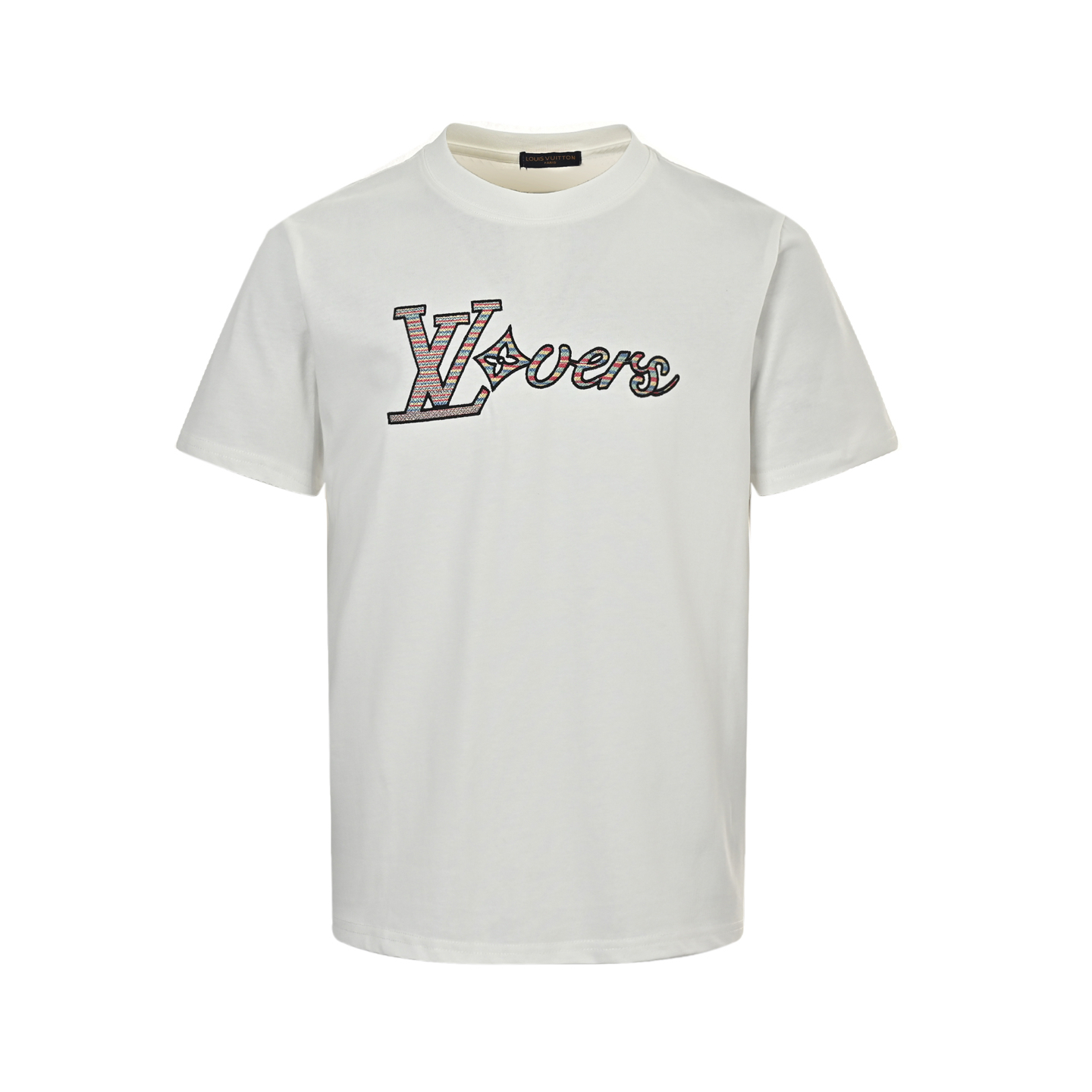Louis Vuitton/路易威登 25ss 彩虹编织刺绣短袖