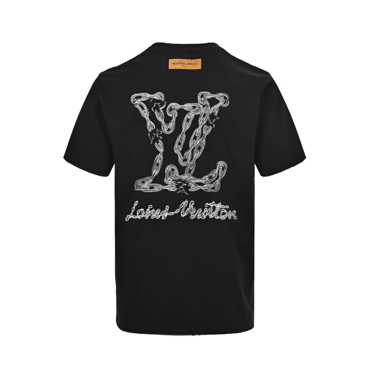 Louis Vuitton/路易威登 25ss 锁链字母刺绣短袖