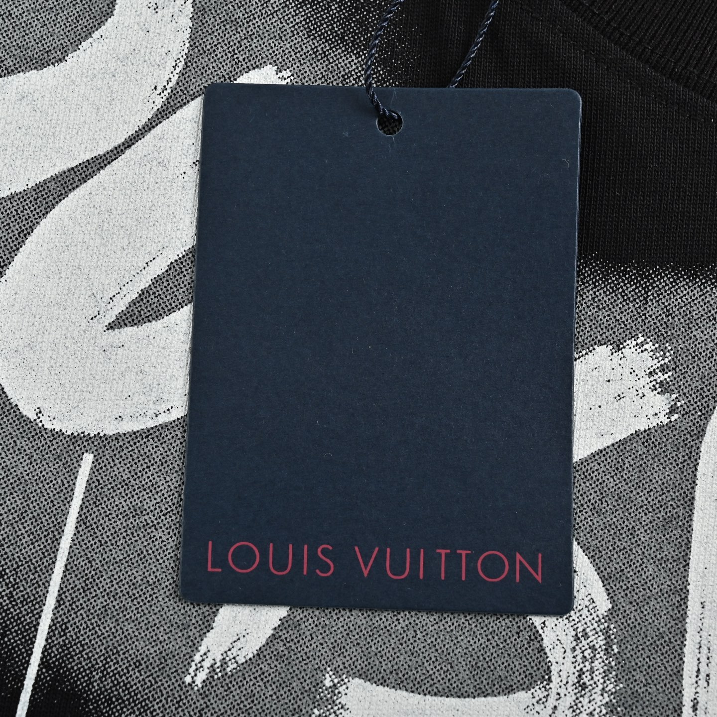 Louis Vuitton/路易威登 25ss 领口涂鸦字母印花短袖
