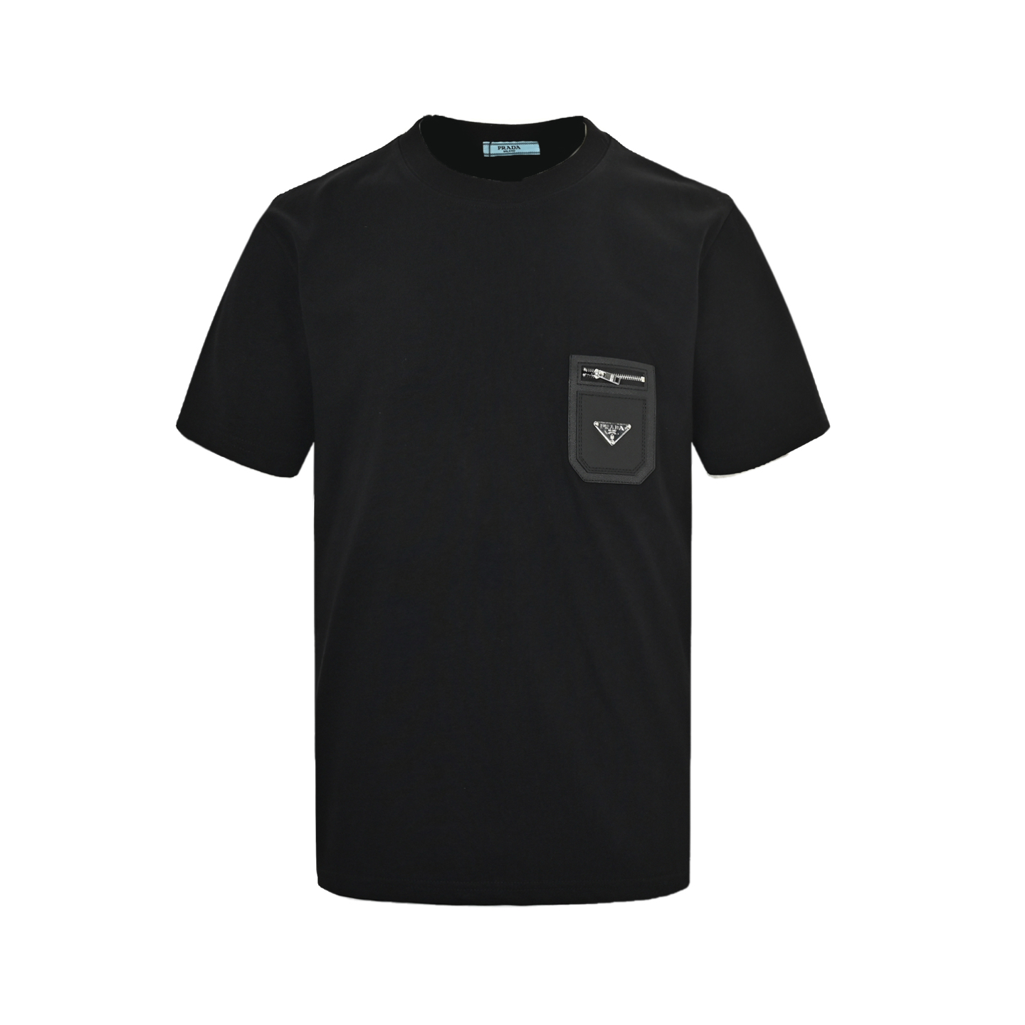 Prada/普拉达 25ss 三角标皮牌口袋短袖