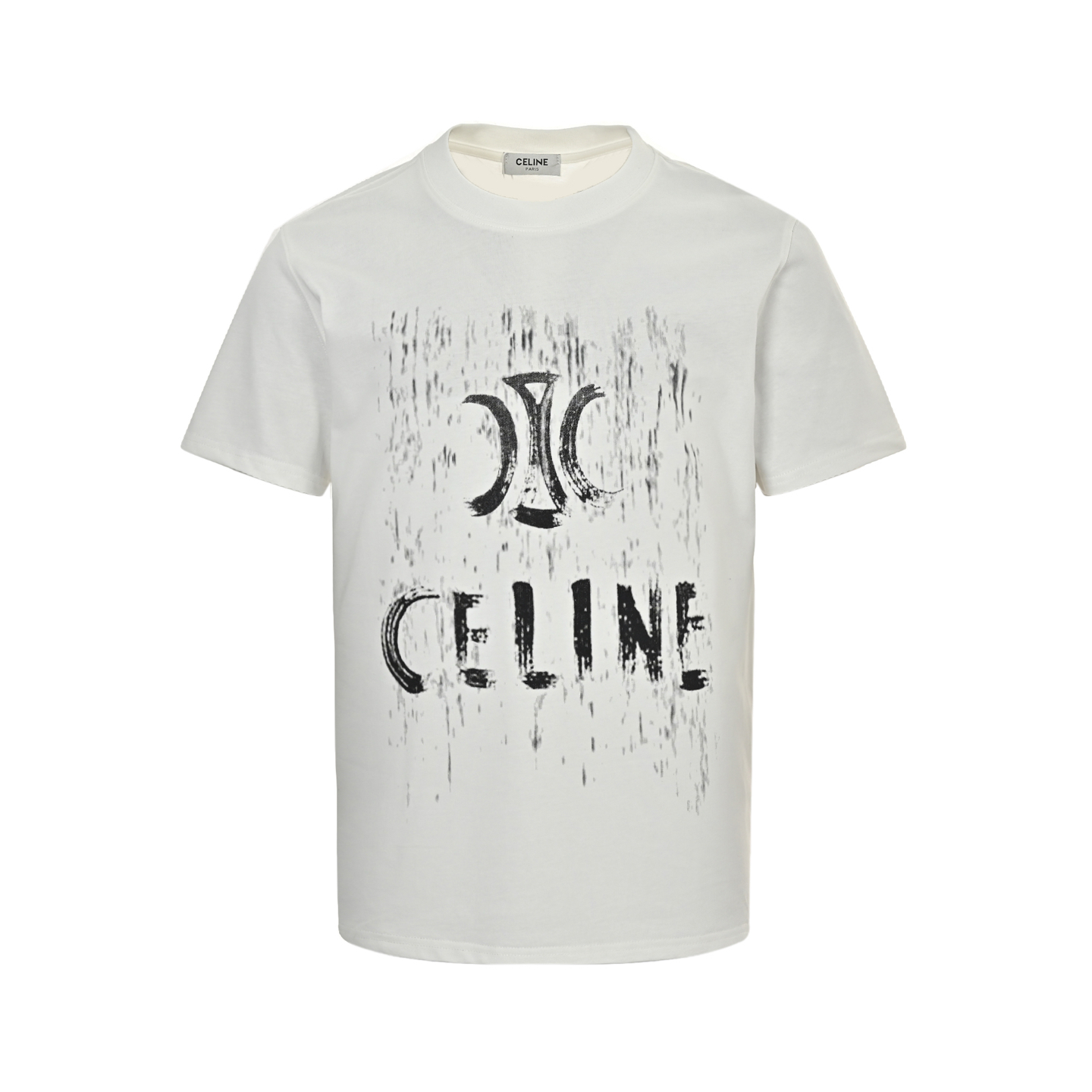 Celine/赛琳 25ss 做旧logo印花短袖