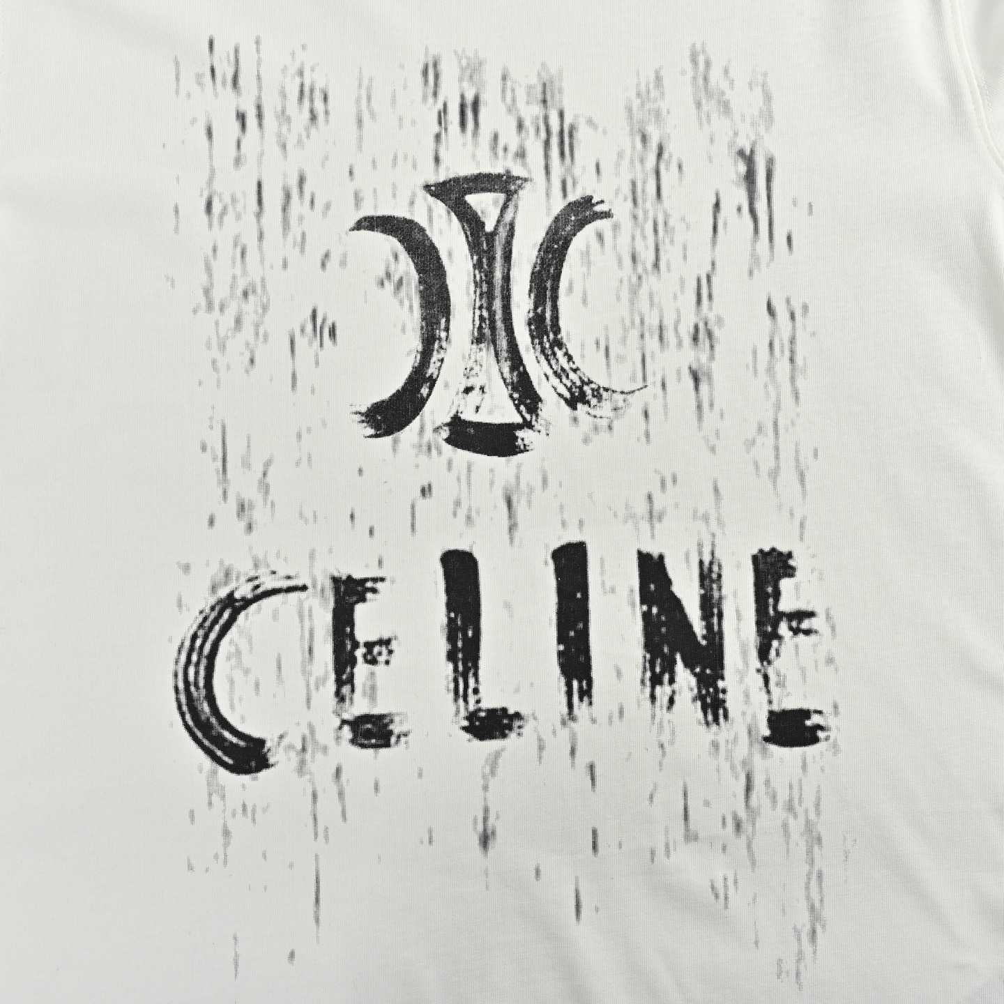 Celine/赛琳 25ss 做旧logo印花短袖