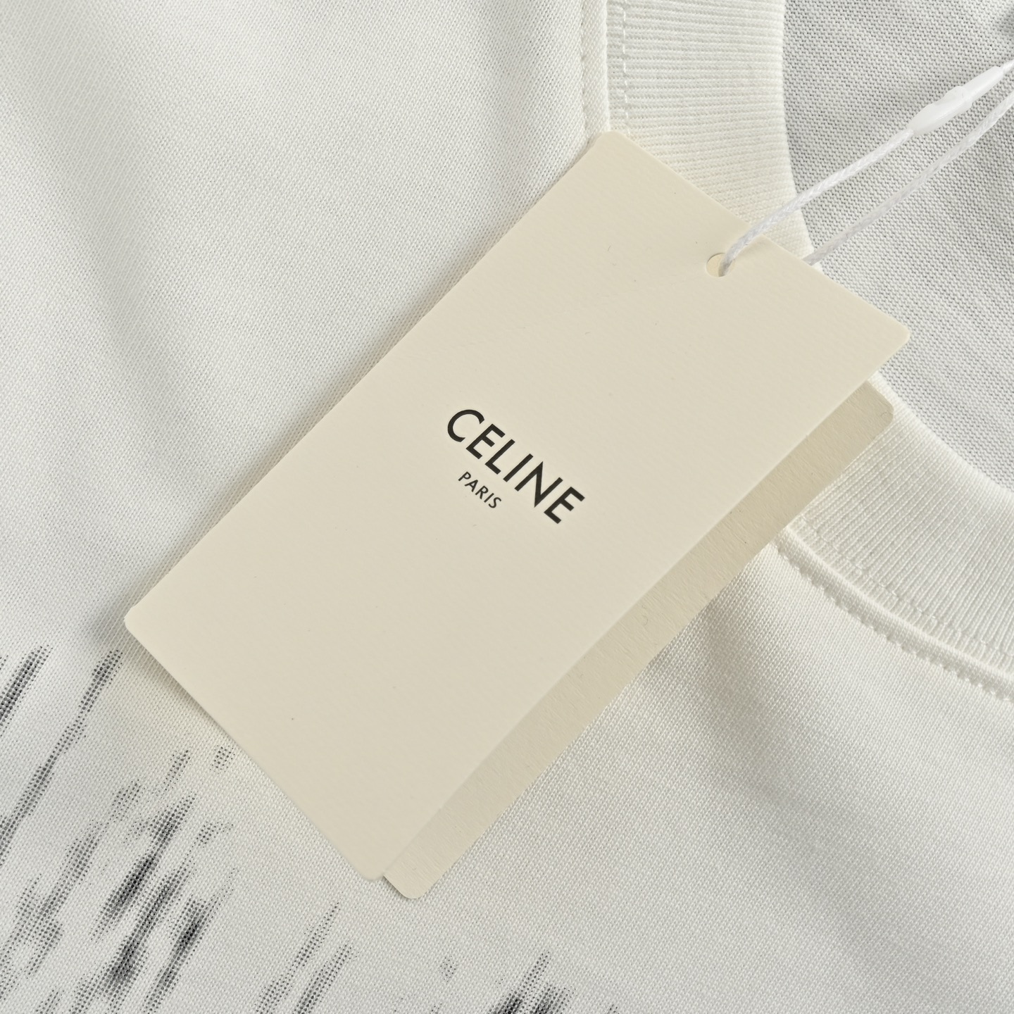 Celine/赛琳 25ss 做旧logo印花短袖