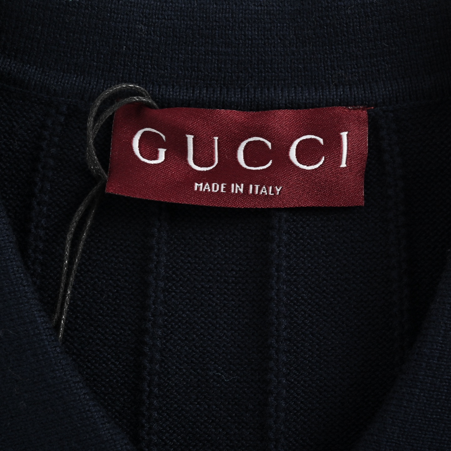 Gucci/古驰 25ss 双G提花绞花针织Polo短袖