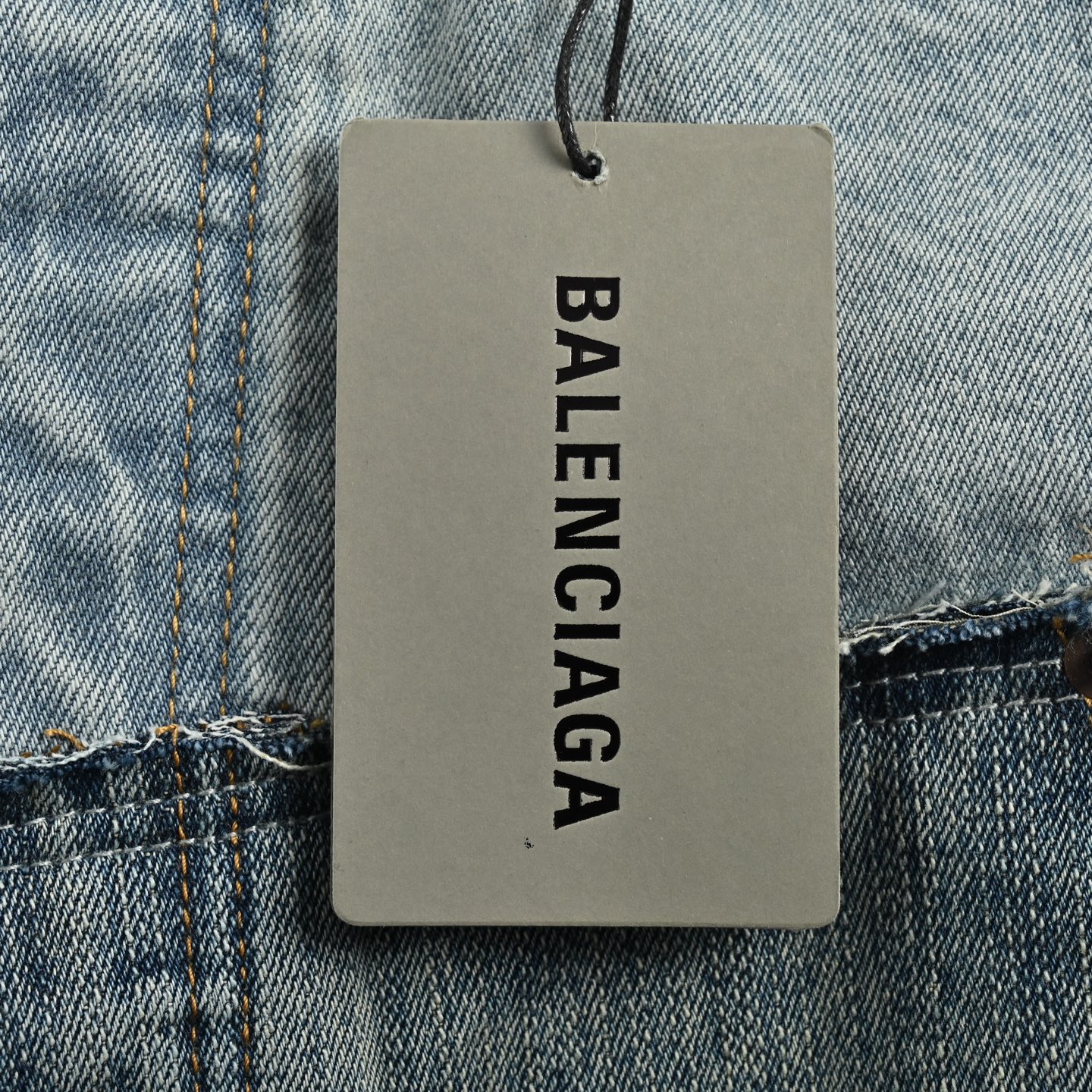 Balenciaga/巴黎世家 24Fw 拼接水洗牛仔裤
