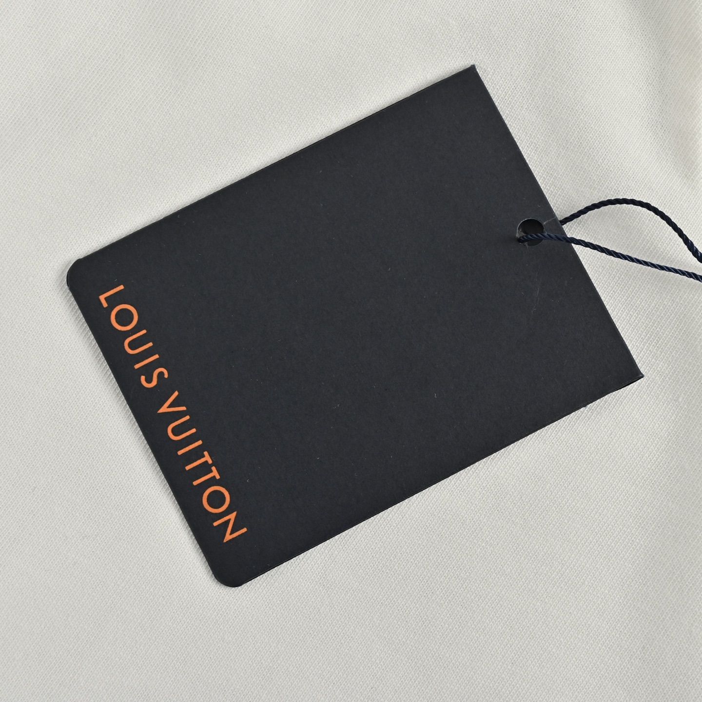 Louis Vuitton/路易威登 25ss 蓝色植绒标语印花短袖