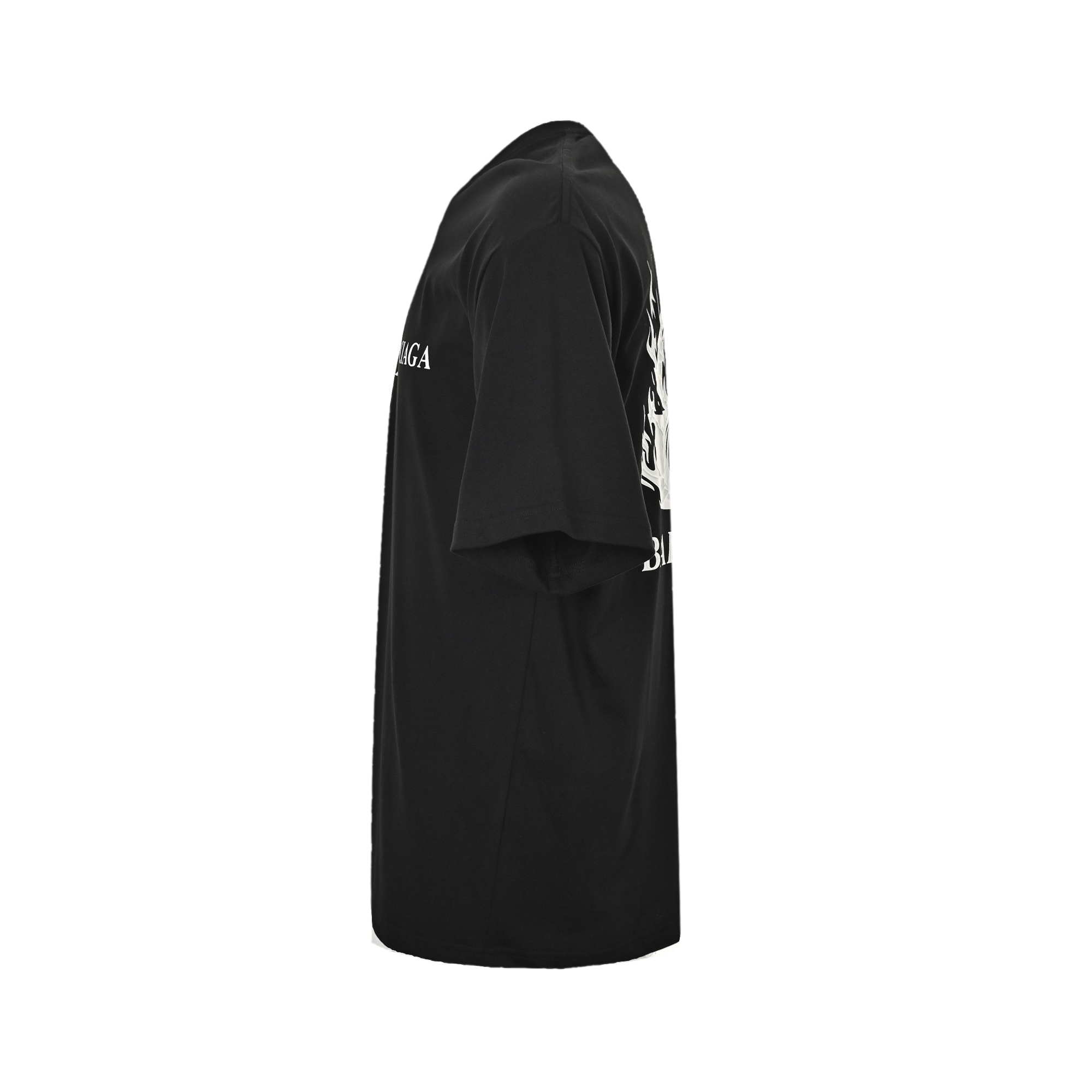 Balenciaga/巴黎世家 25ss 火焰双B字母印花短袖