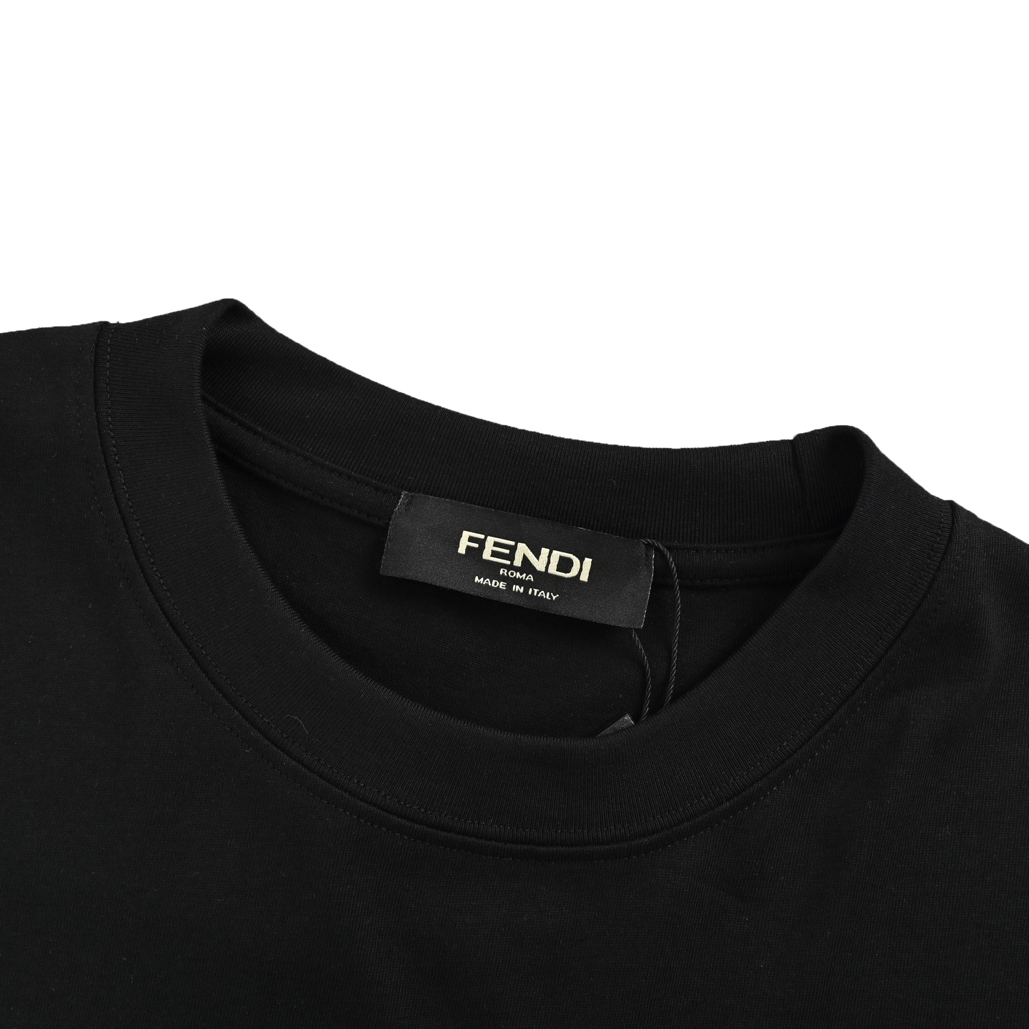 Fendi/芬迪 25ss FF刺绣logo短袖