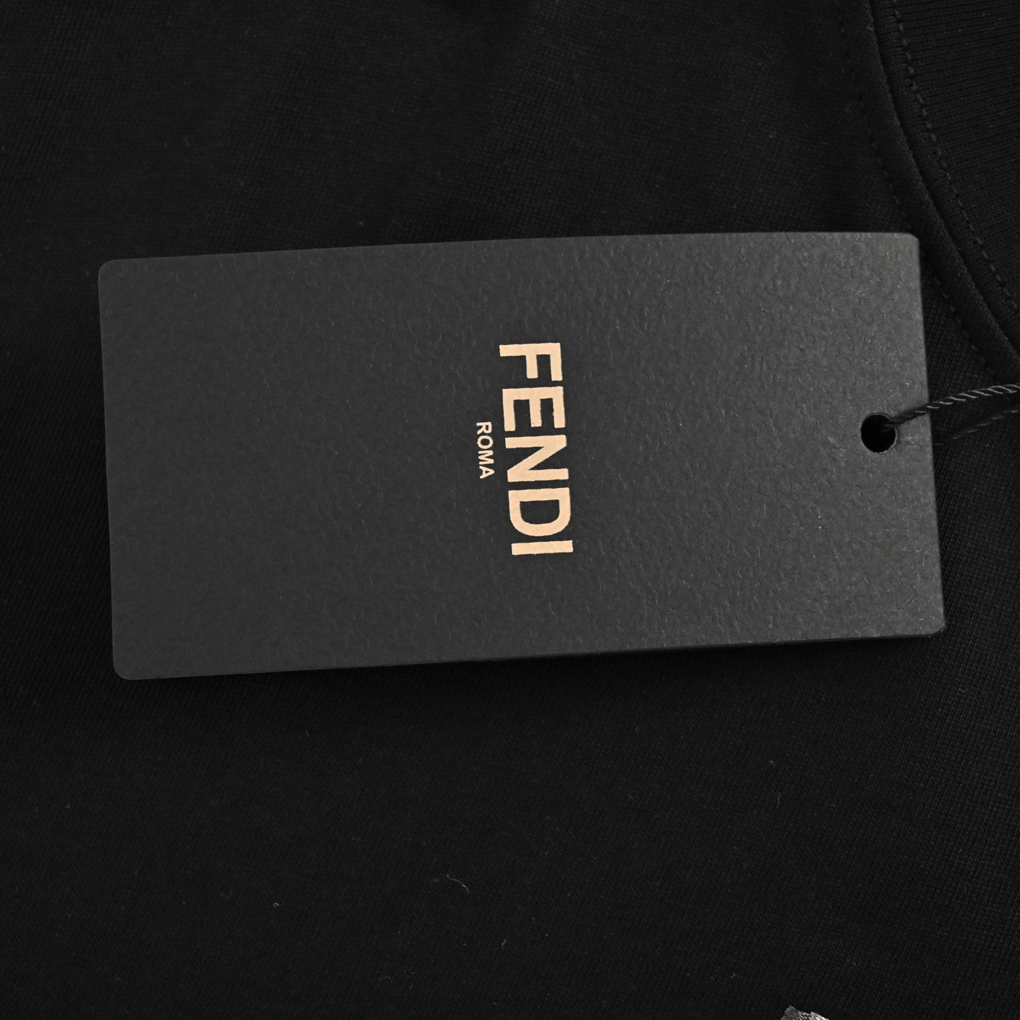 Fendi/芬迪 25ss FF刺绣logo短袖
