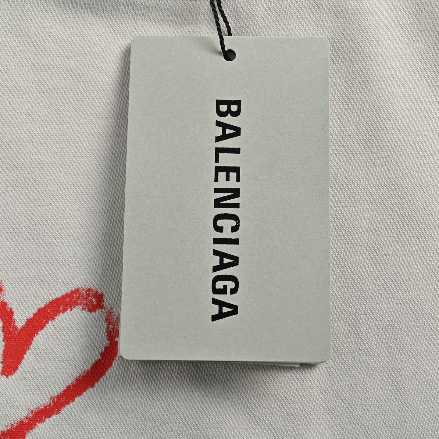 Balenciaga/巴黎世家 情人节限定爱心涂鸦短袖