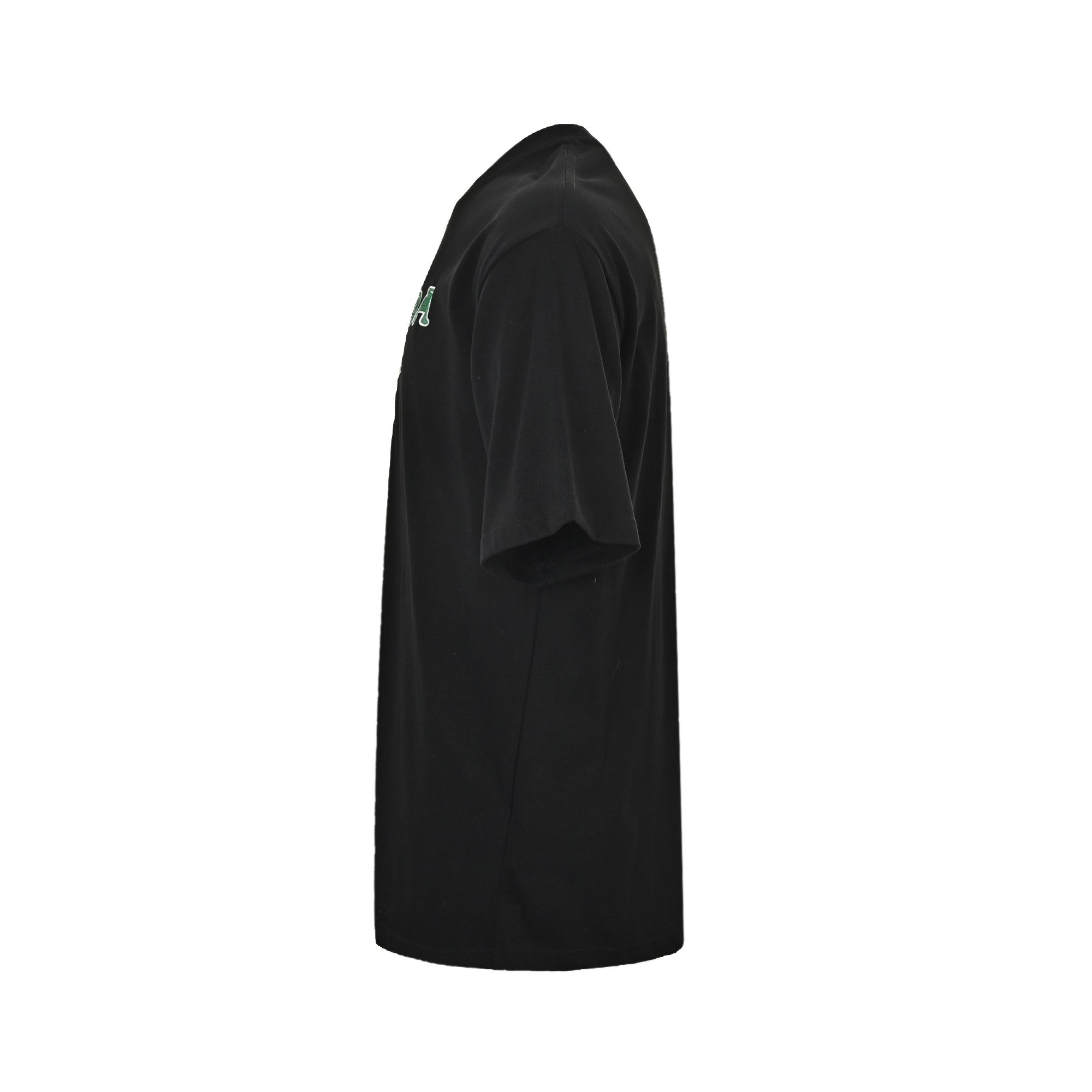 Prada/普拉达 25ss 绿色字母logo印花短袖 胸前用涂鸦形象展现经典三角logo