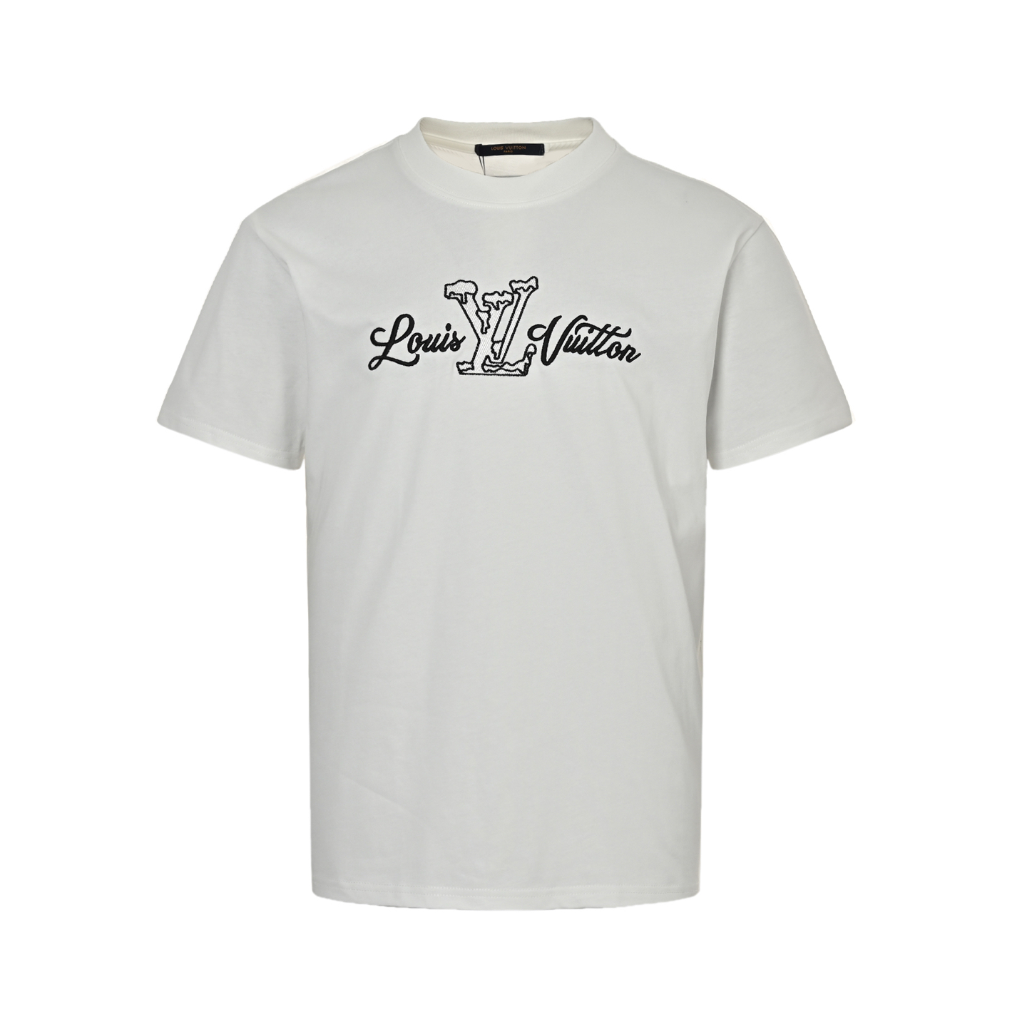 Louis Vuitton 25SS Embroidered Logo Short Sleeve T-Shirt, Comfortable Fit 1 i1741687283827 1233 0 0