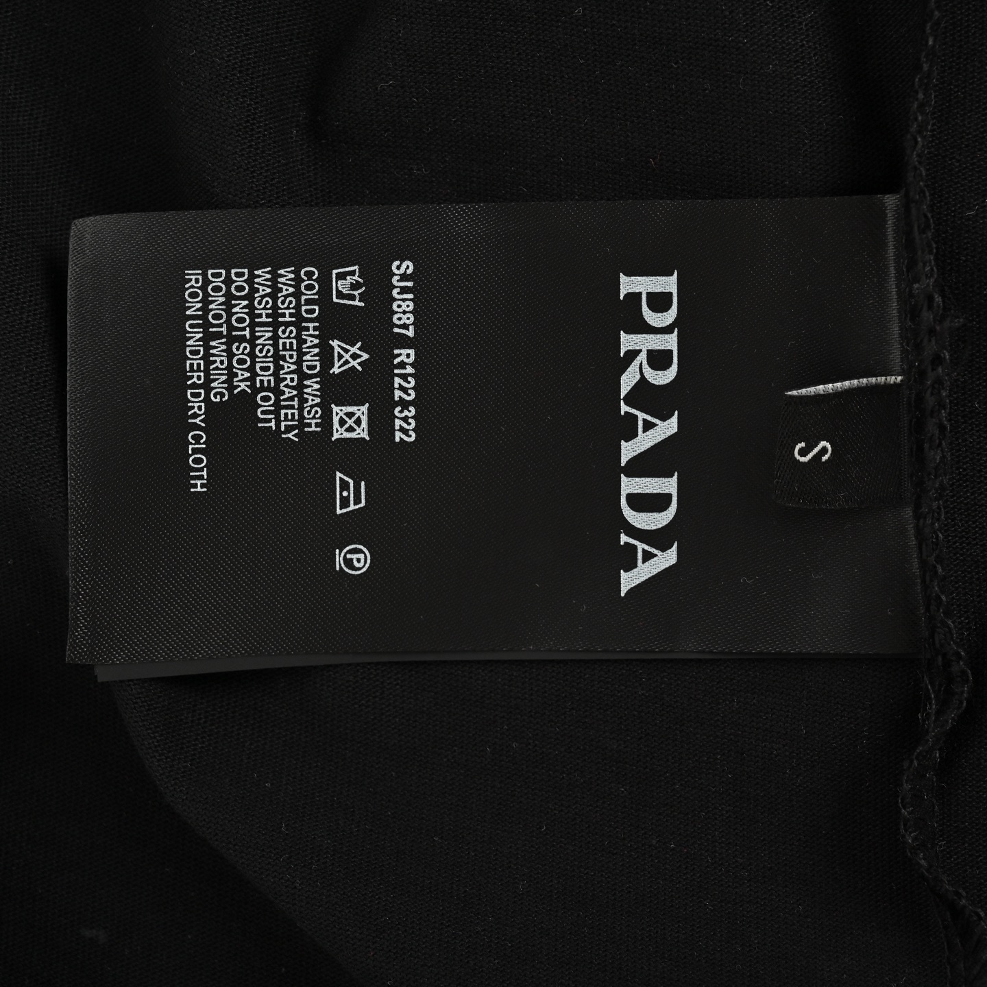 Prada/普拉达 25ss 爆裂纹logo印花短袖
