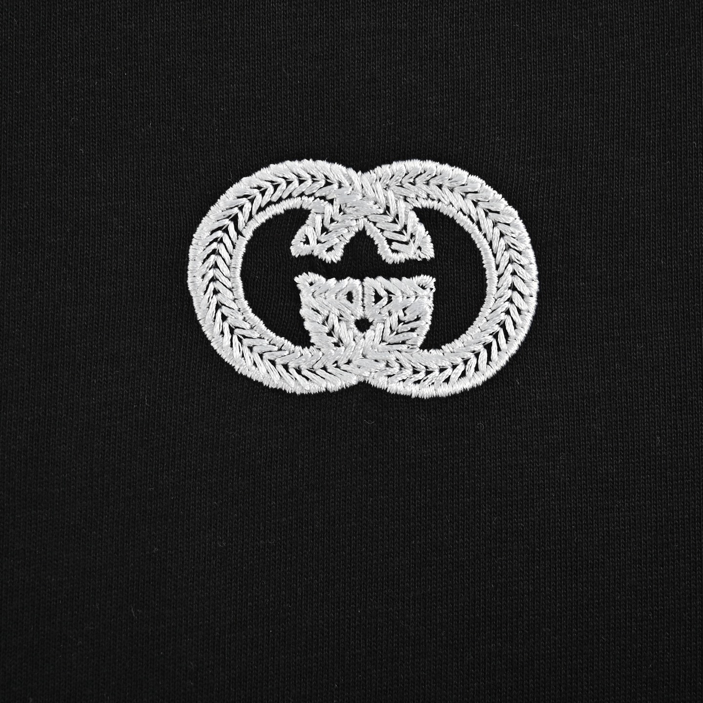 Gucci/古驰 25ss 前后刺绣logo短袖