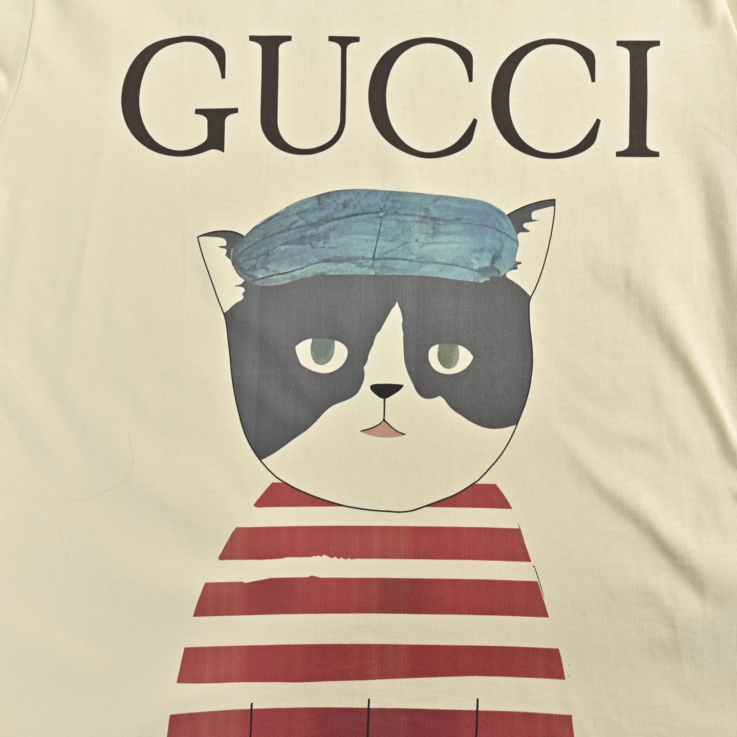 Gucci/古驰 25ss 趣味卡通系列印花短袖 面料采用32支双纱240克重精梳棉