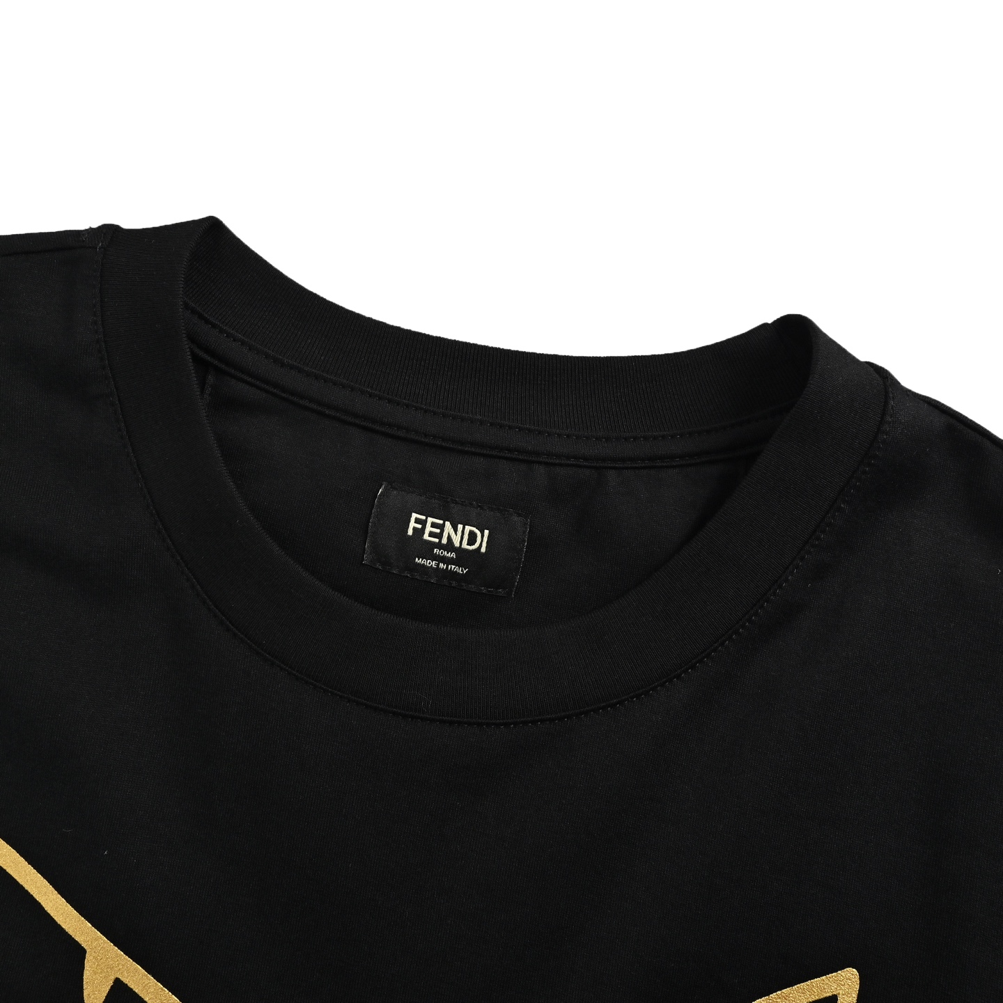 Fendi/芬迪 25ss 蛇年限定金色眼睛印花短袖