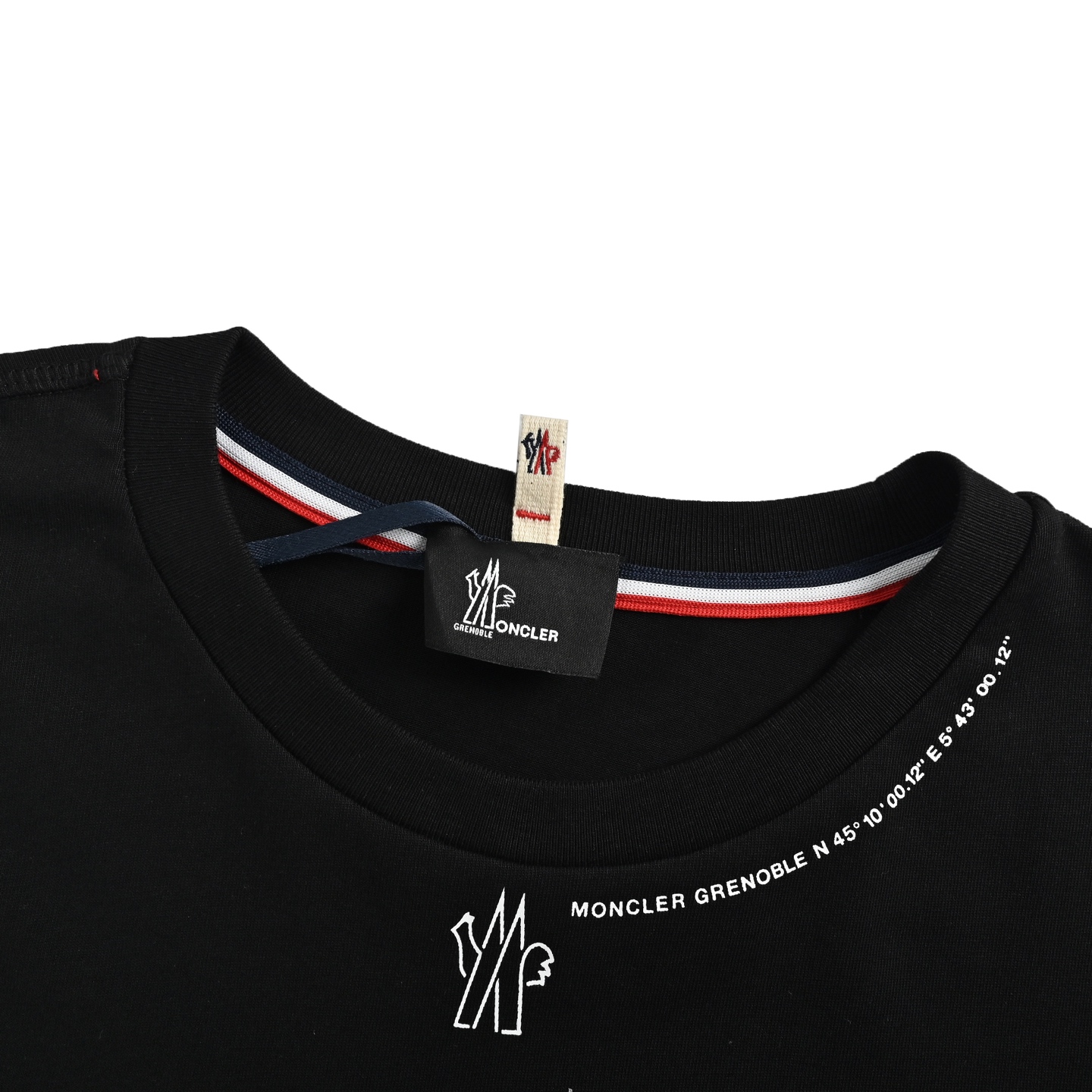 Moncler/蒙口 25ss 领口字母徽标印花短袖
