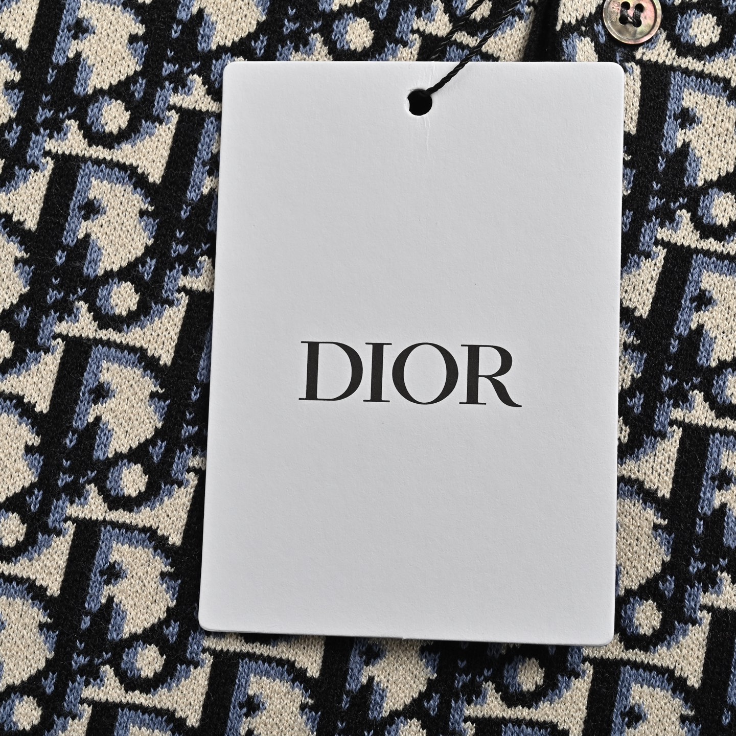 Dior/迪奥 经典老花提花针织Polo短袖