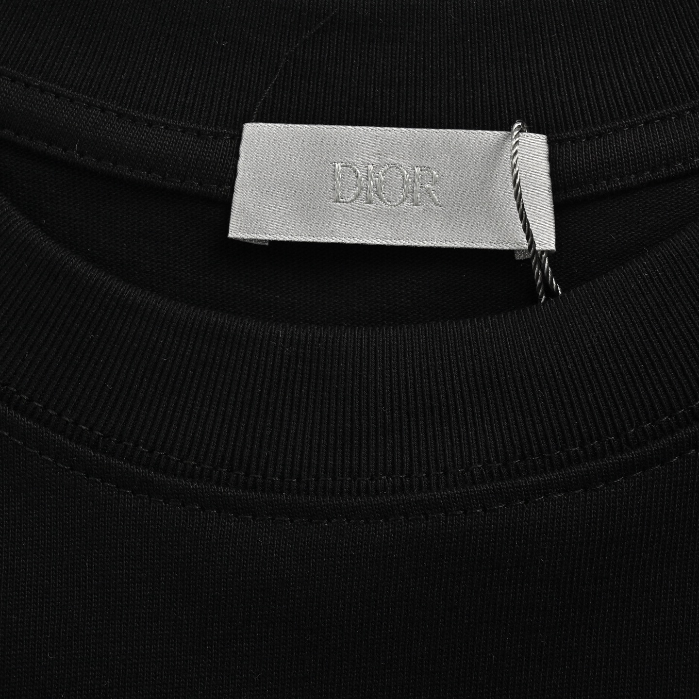 Dior/迪奥 25ss 老花提花口袋短袖 Dior 提花牛仔口袋字母logo圆领T恤