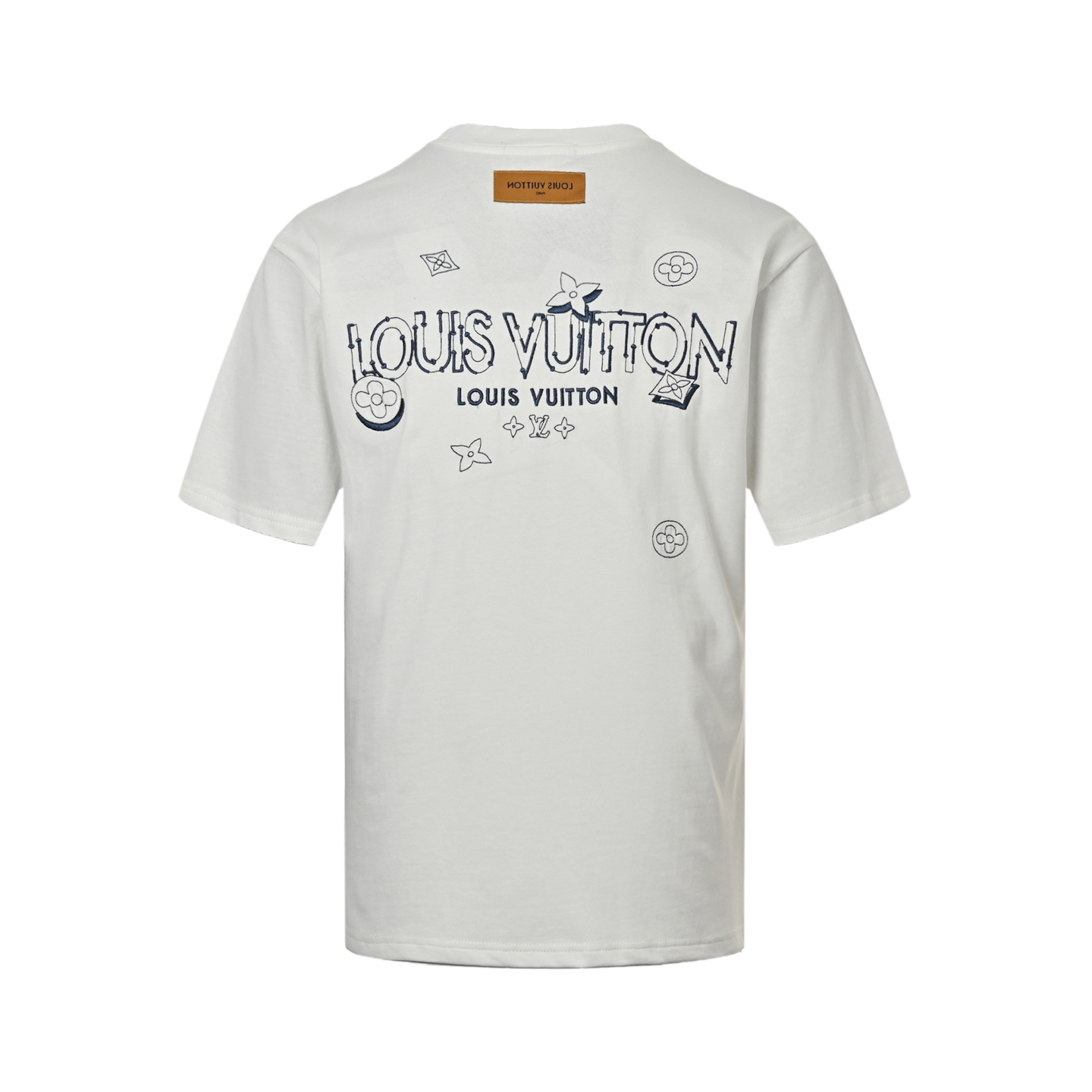 Louis Vuitton/路易威登 25ss 四叶草老花刺绣字母短袖