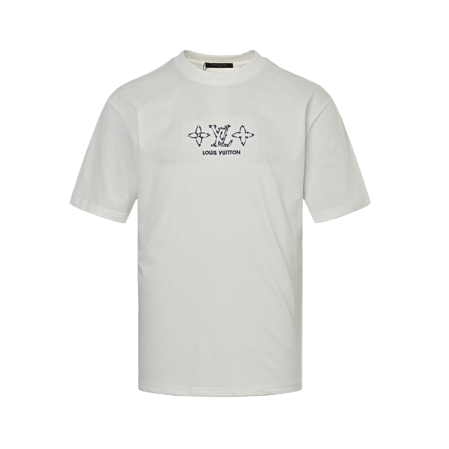Louis Vuitton/路易威登 25ss 四叶草老花刺绣字母短袖