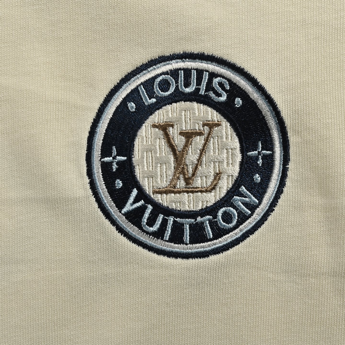 Louis Vuitton/路易威登 25ss 刺绣徽标发泡字母印花短袖