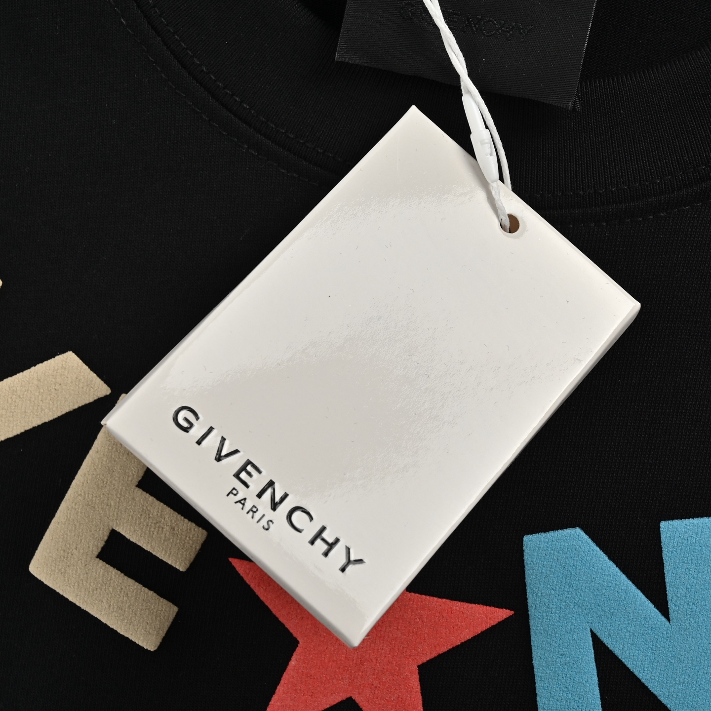 GIVENCHY/纪梵希 25ss 链条字母logo发泡印花短袖