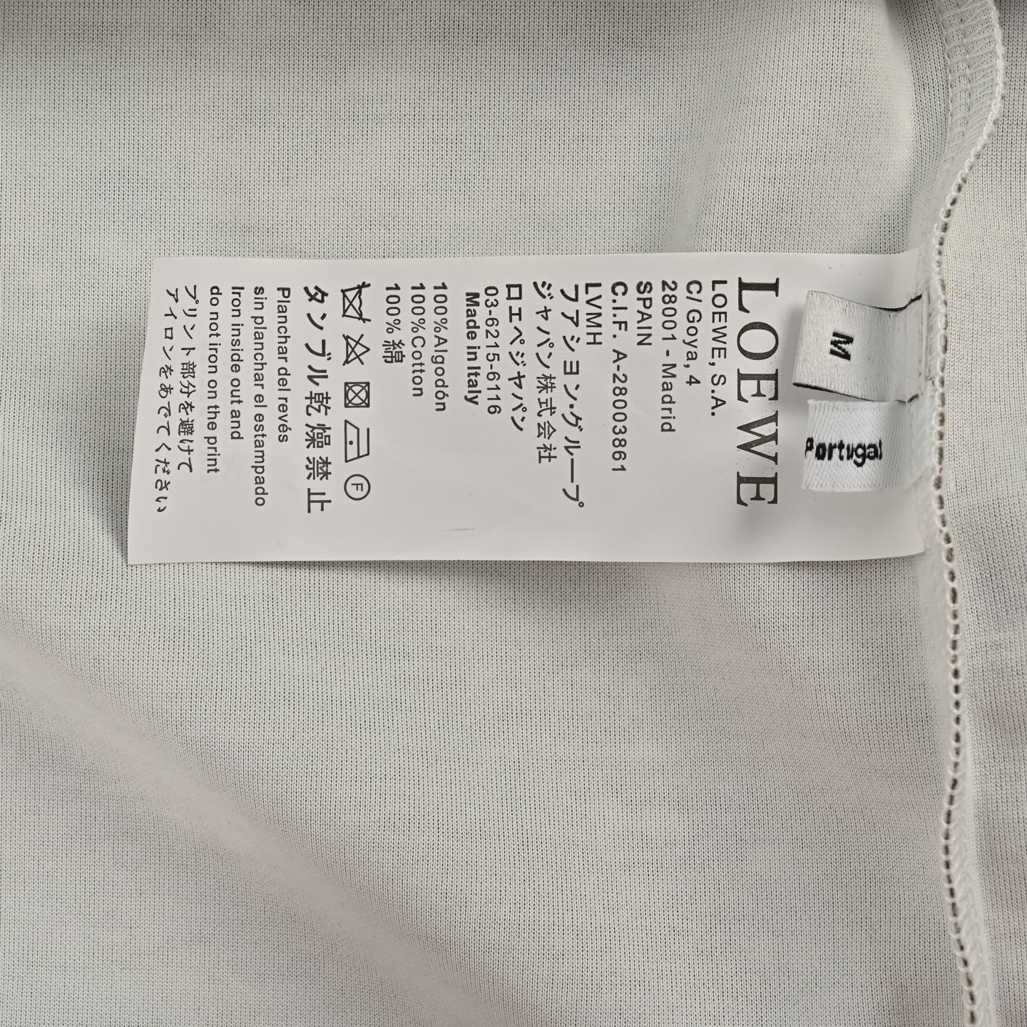 Loewe/罗意威 25ss 水彩贝灵顿犬短袖
