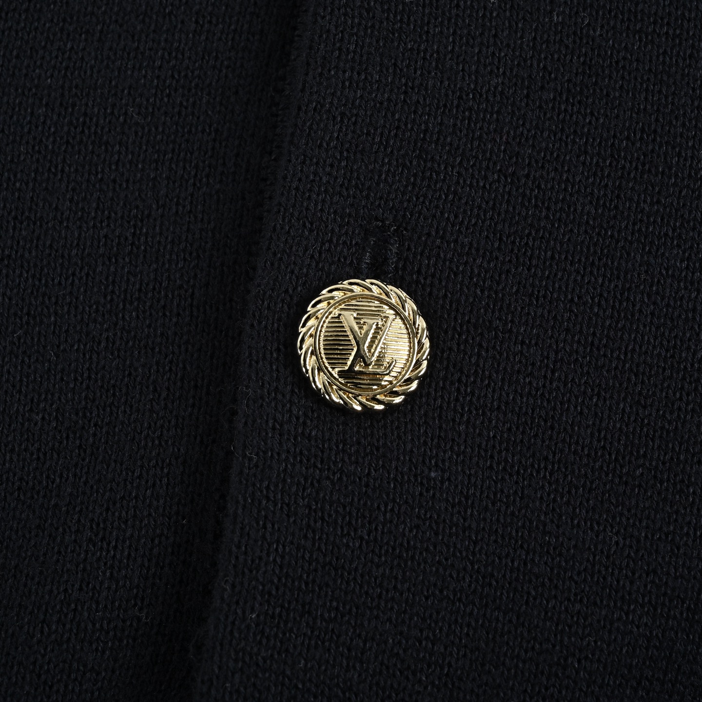 Louis Vuitton/路易威登 25ss 美洲杯系列金扣针织Polo短袖