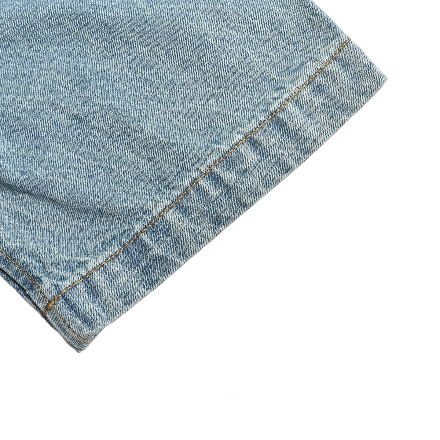 Louis Vuitton/路易威登 25ss 口袋刺绣牛仔短袖衬衫