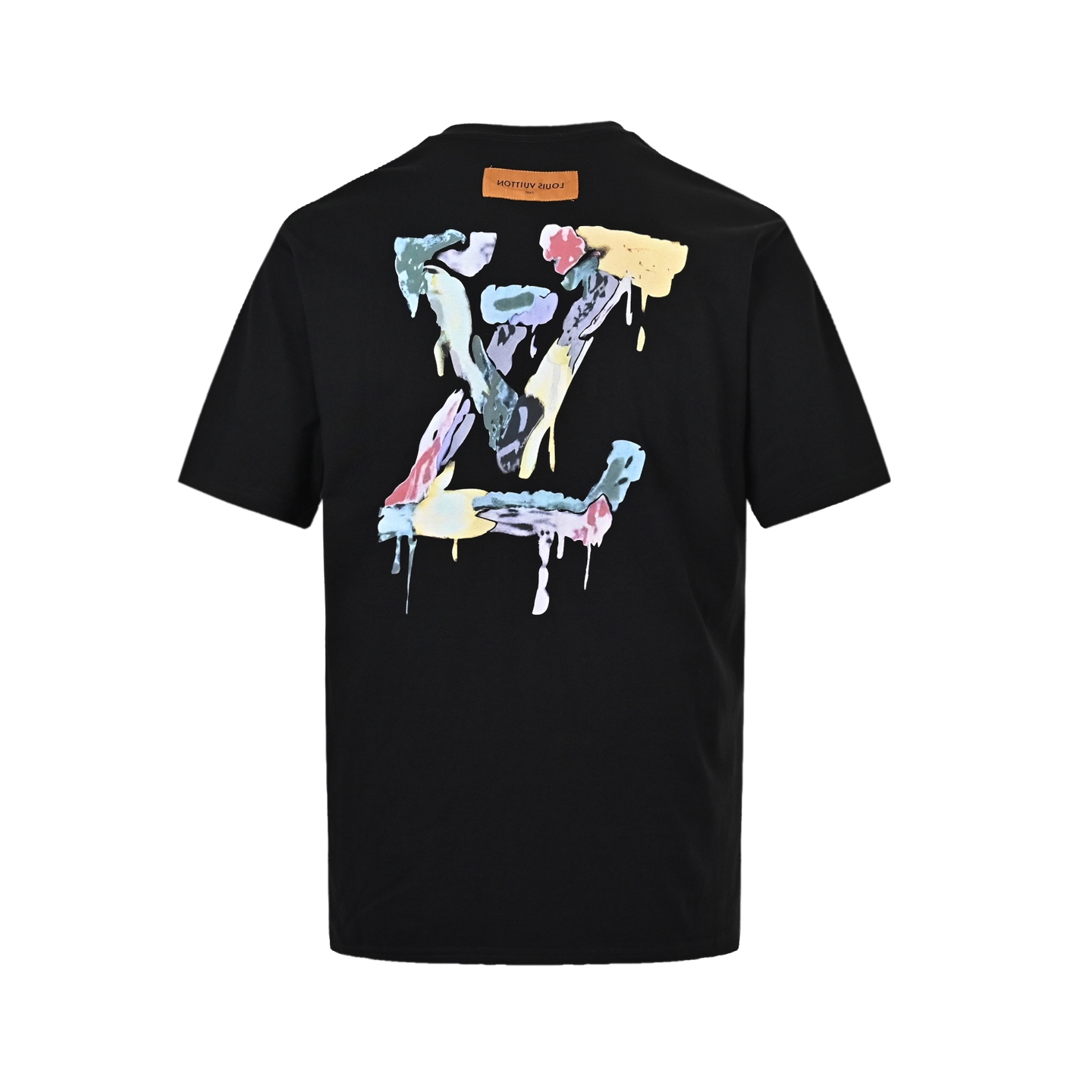 Louis Vuitton/路易威登 23ss 融化手绘涂鸦字母印花短袖