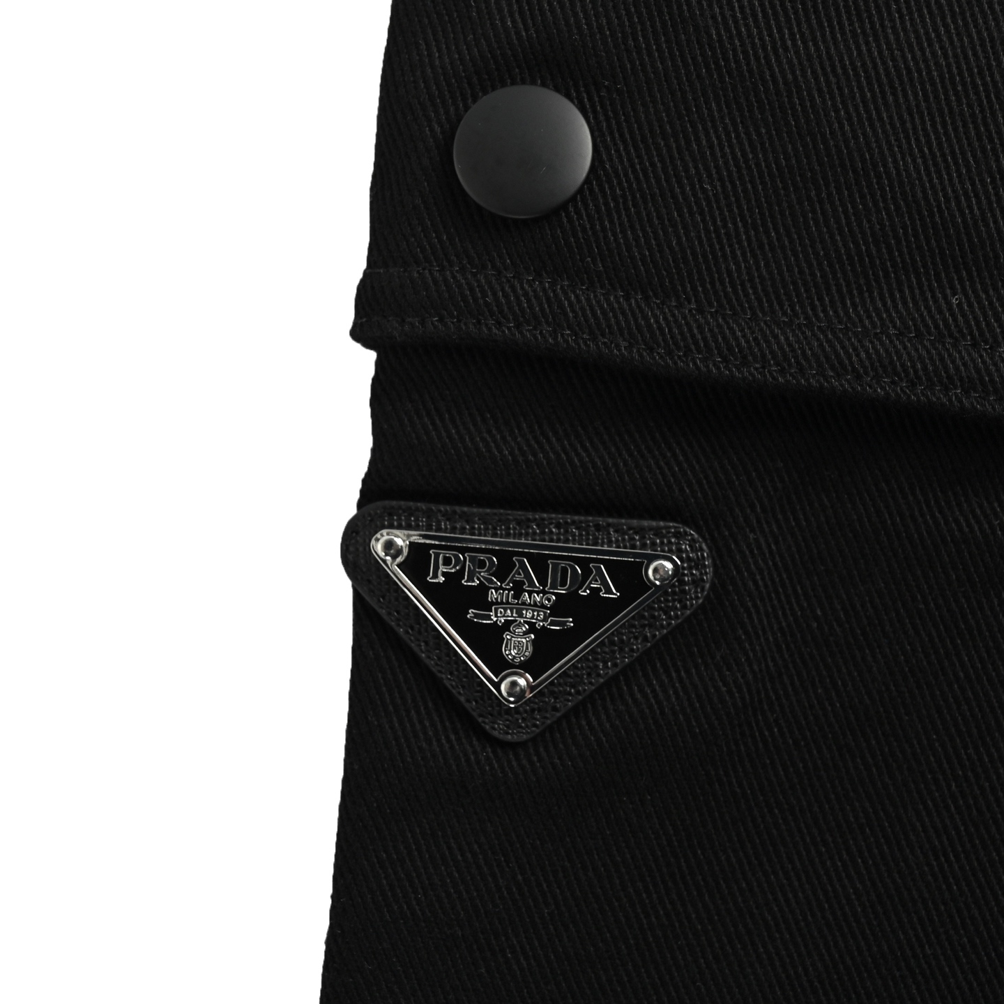 Prada/普拉达 25ss 口袋三角标工装长裤
