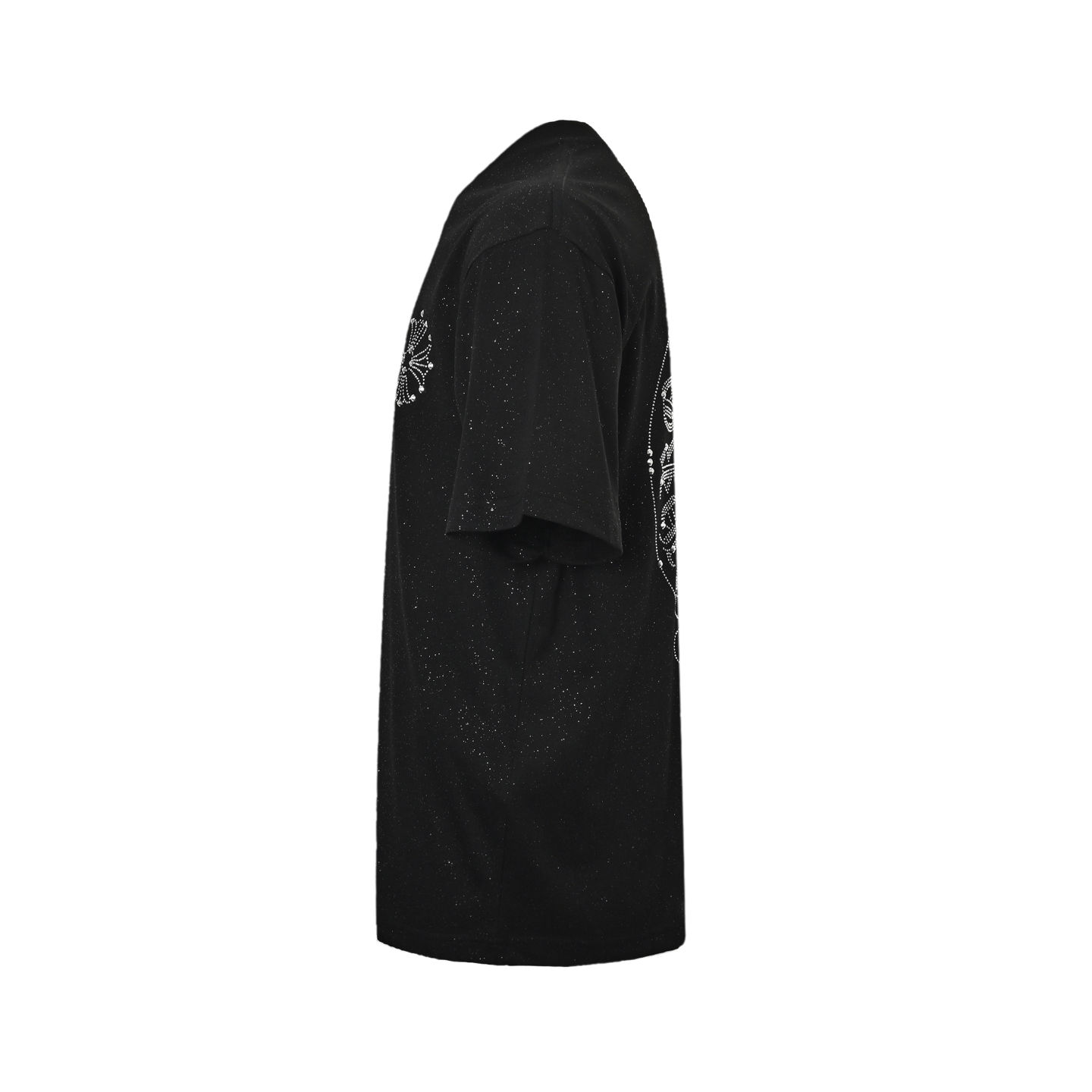 Chrome Hearts/克罗心 25ss 烫钻logo闪粉短袖