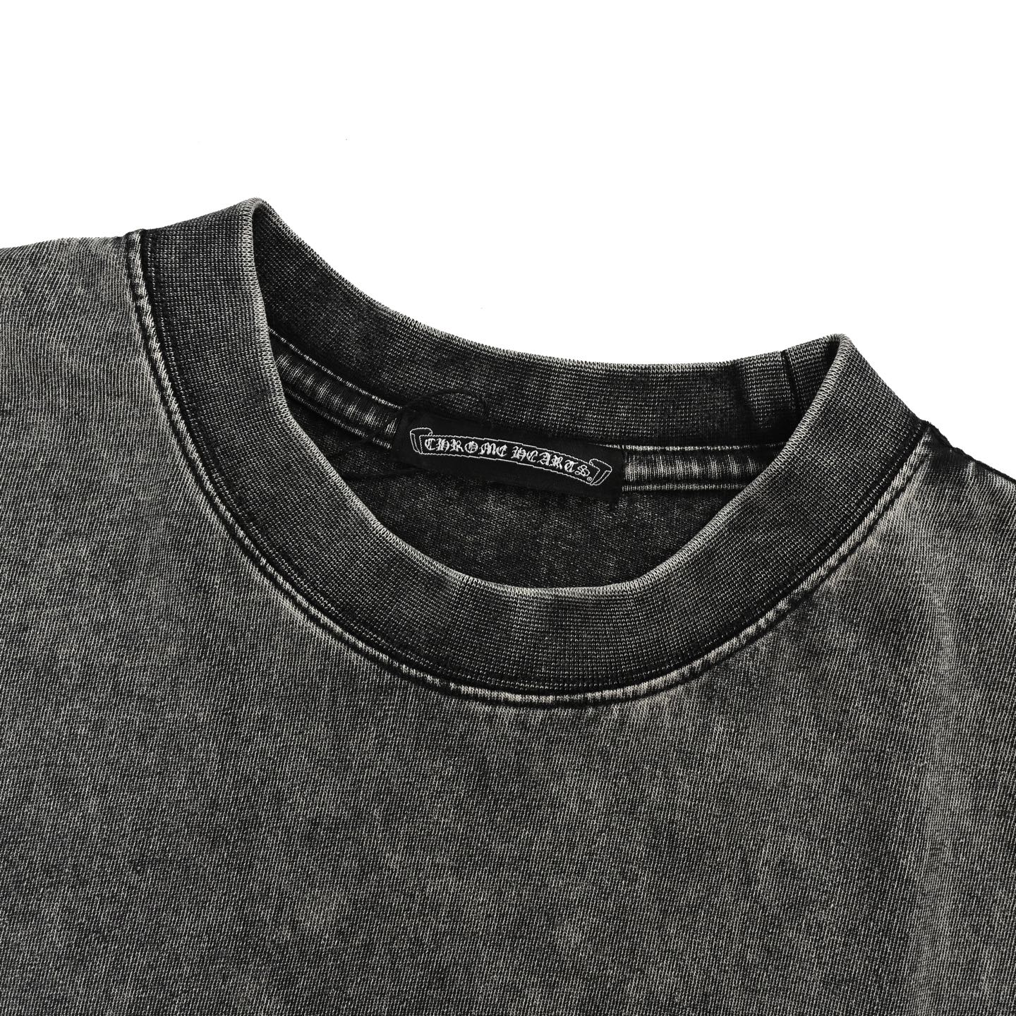 Chrome Hearts 克罗心 25ss 水洗做旧贴布logo短袖