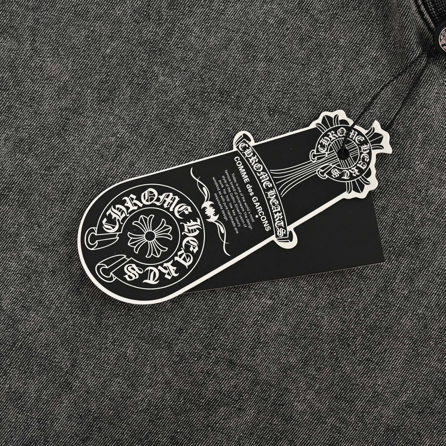 Chrome Hearts 克罗心 25ss 水洗做旧贴布logo短袖