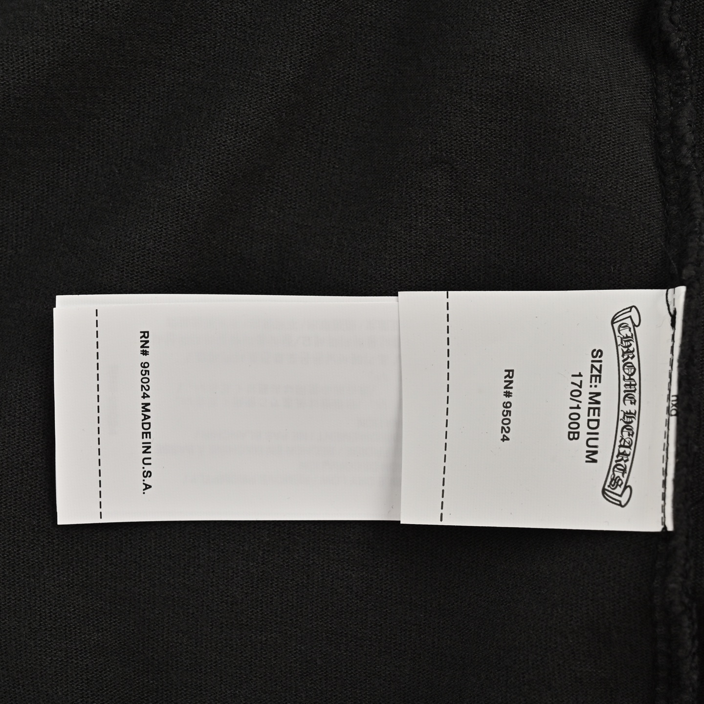 Chrome Hearts/克罗心 25ss 水洗做旧贴布logo短袖