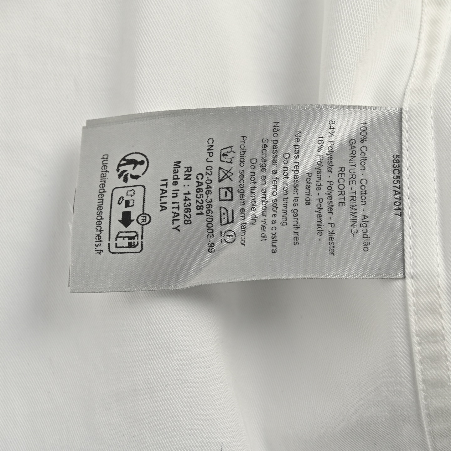 Dior/迪奥 25ss 口袋刺绣徽标拉链衬衫夹克外套